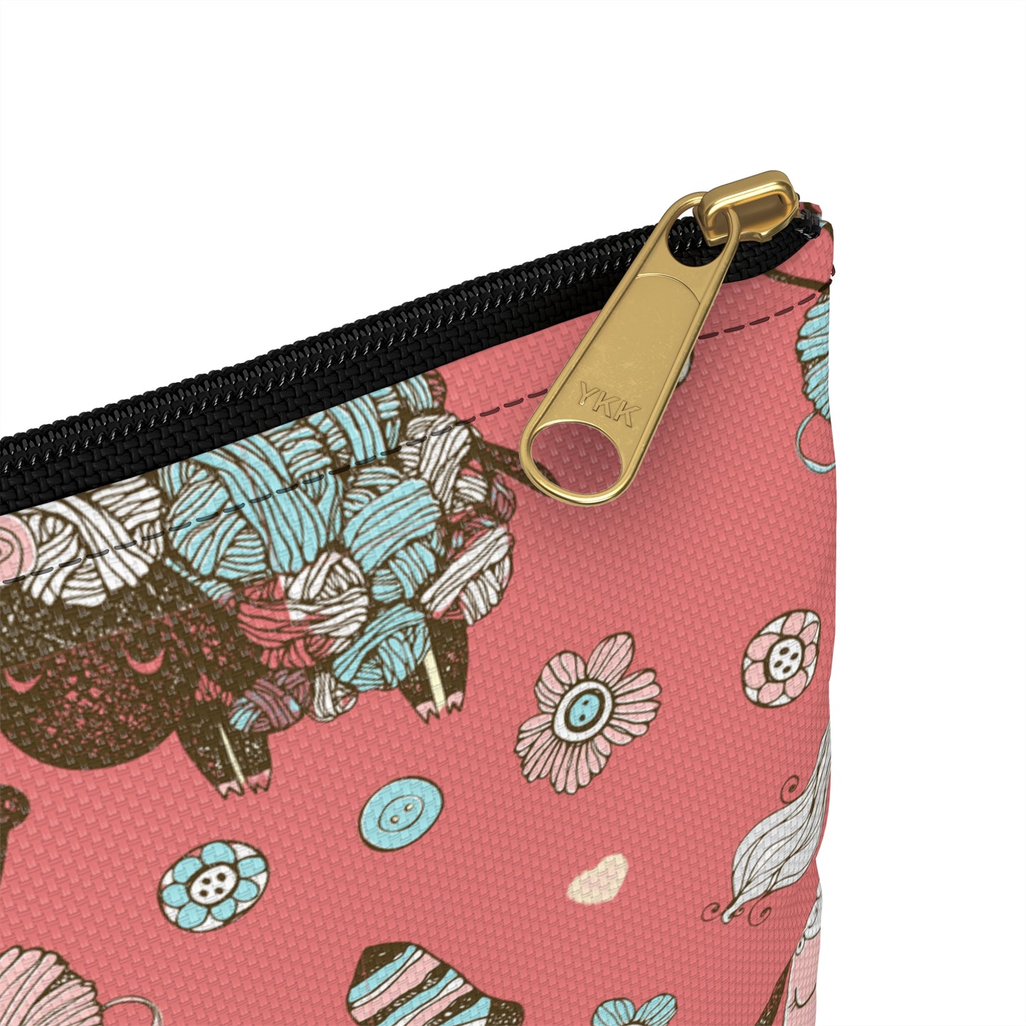 Crochet, Knitting or Crafting Accessory Pouch, Crochet Gift, Knitting Gift, Craft Organization or Storage Bag or Pouch. Bags Printify