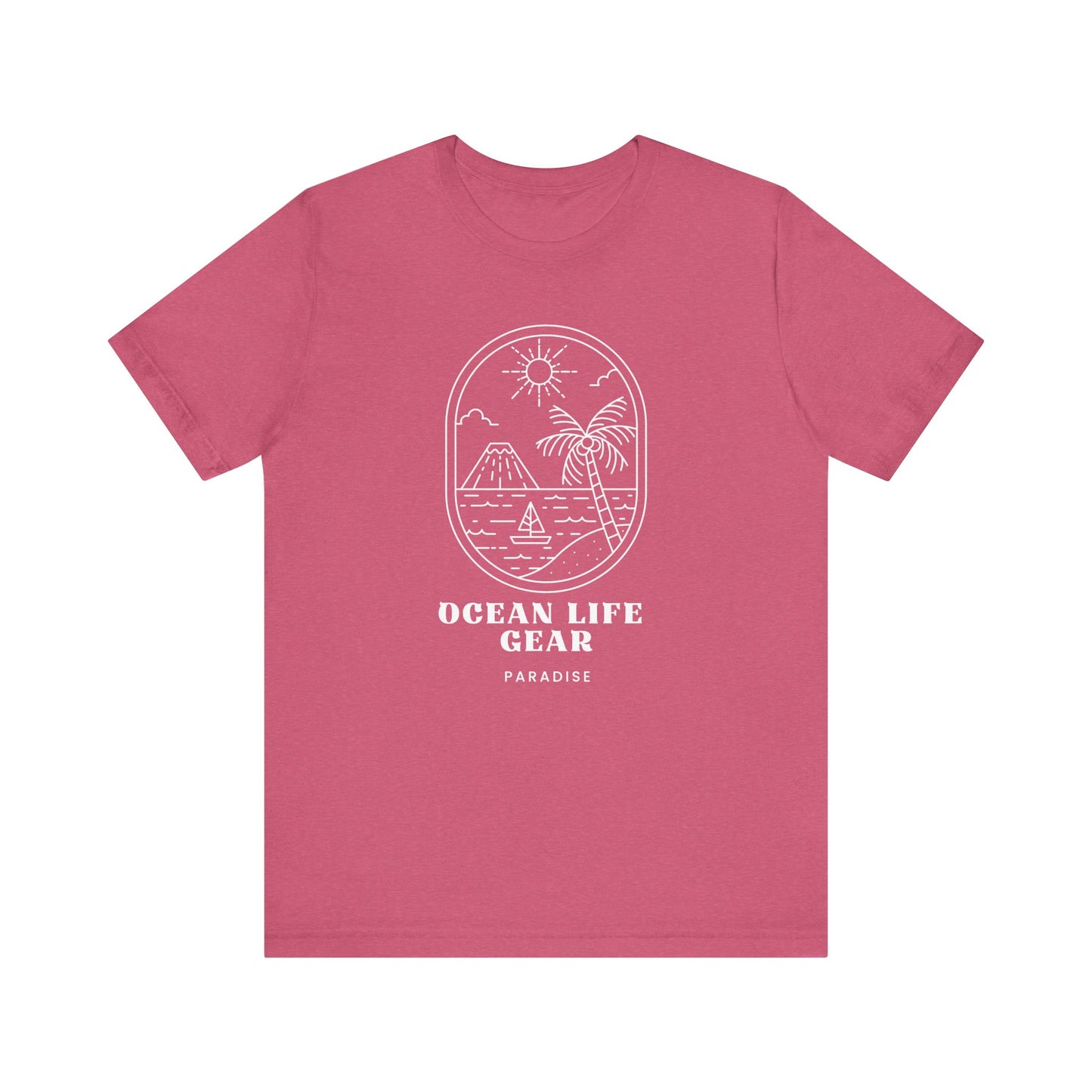 Scuba Diving Gift, Snorkel Tee, Scuba Diving Shirt, Scuba Diver Gift, Ocean Lover TShirt, Gifts For Snorkeler Scuba Divers, Ocean Life T-Shirt Printify Heather Raspberry XS
