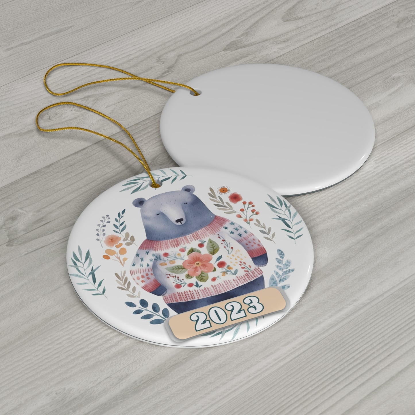 Christmas 2023 Ornament, Scandinavian, Swedish Decoration, Holiday Gift Idea, Heirloom Keepsake, Host Gift Exchange, Family Xmas Tree Bauble Home Decor Printify