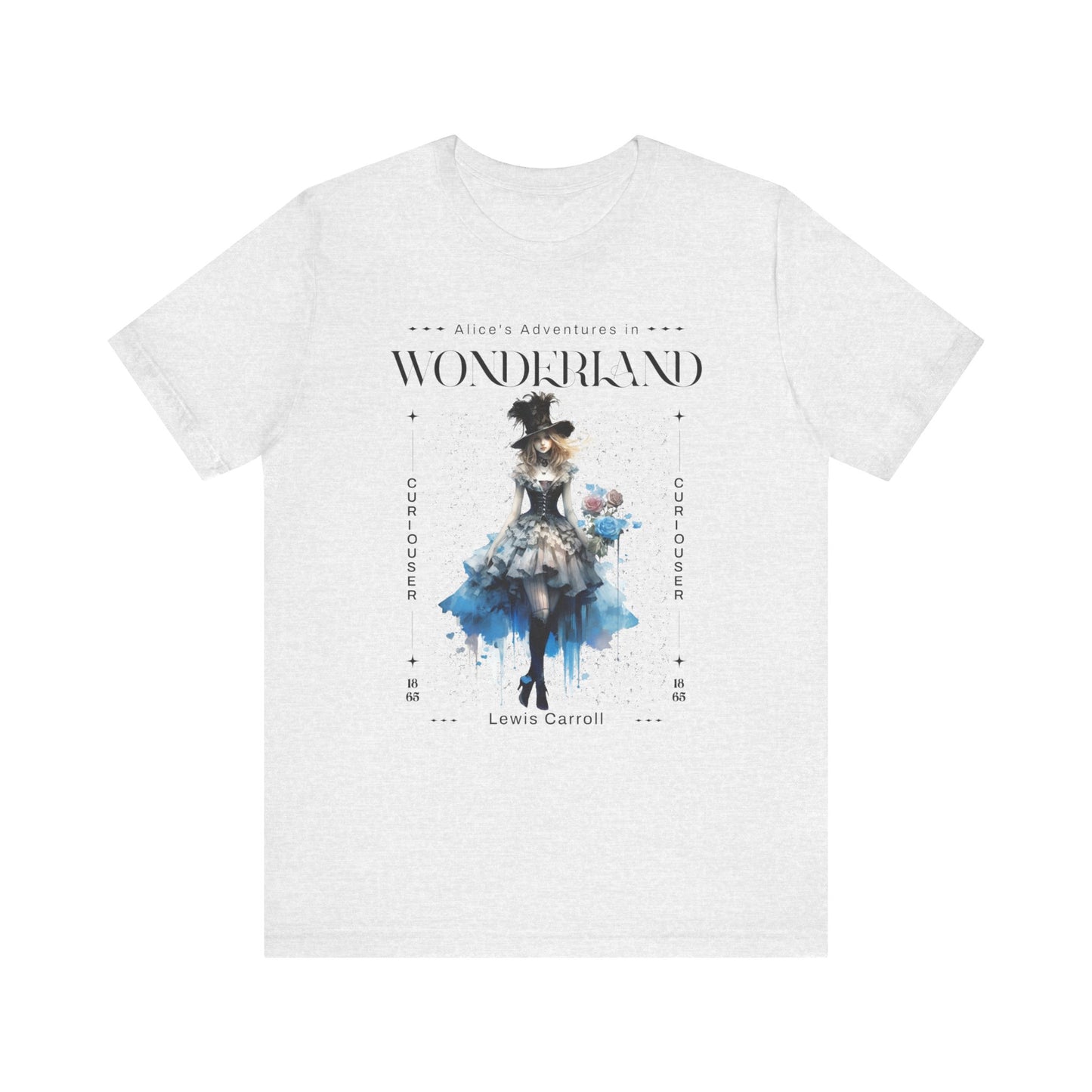 3001 Unisex Jersey Short Sleeve Tee Alice in Wonderland T-Shirt Printify Ash S
