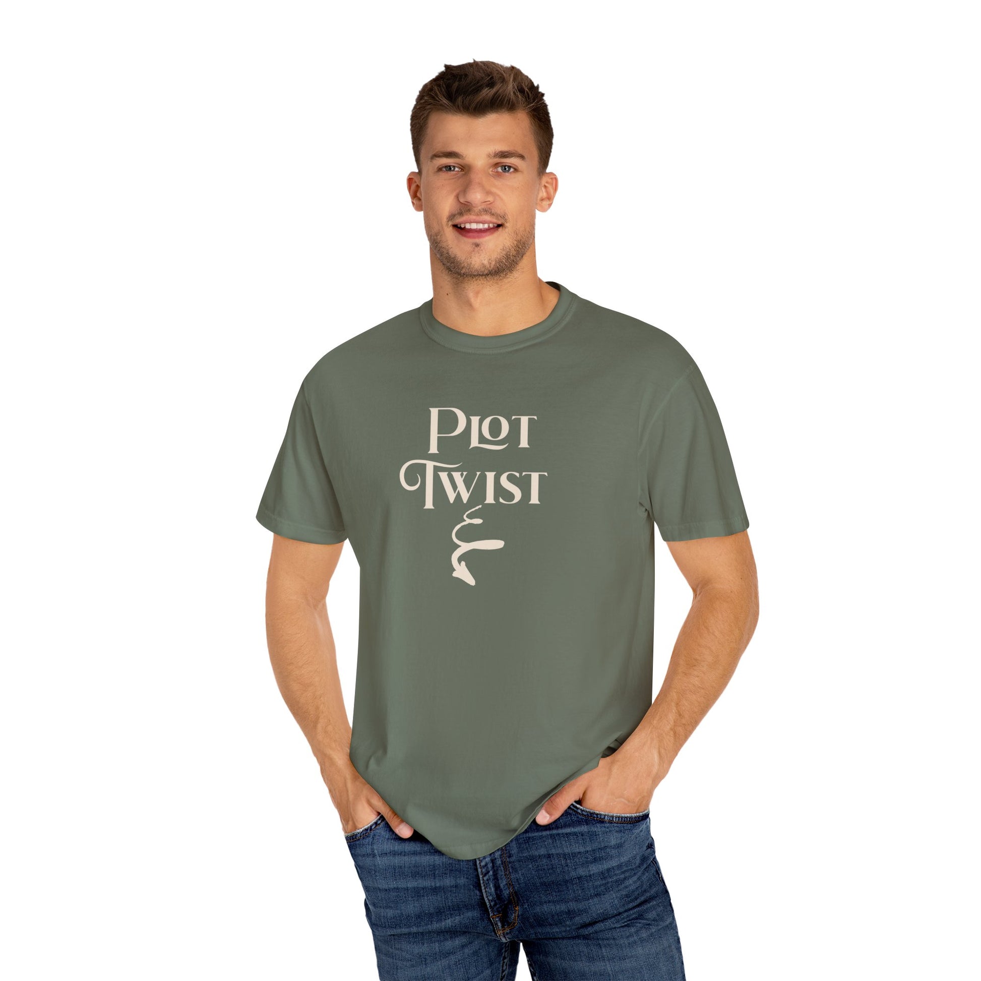 Plot Twist T-Shirt Author Shirt Pregnancy Announcement For Expecting Blog Writers Journalists Gift For Her Baby Shower Gift Baby Reveal T-Shirt Printify