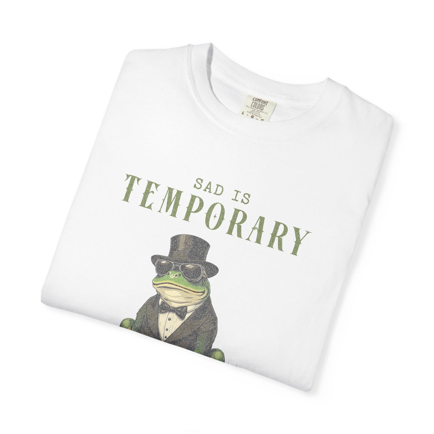 Funny Frog T-Shirt Retro Froggy Meme Shirt Vintage Frog And Toad Aesthetic Frog Lover Gift For Her Calm Vibes Birthday Viral Trendy Shirt T-Shirt Printify