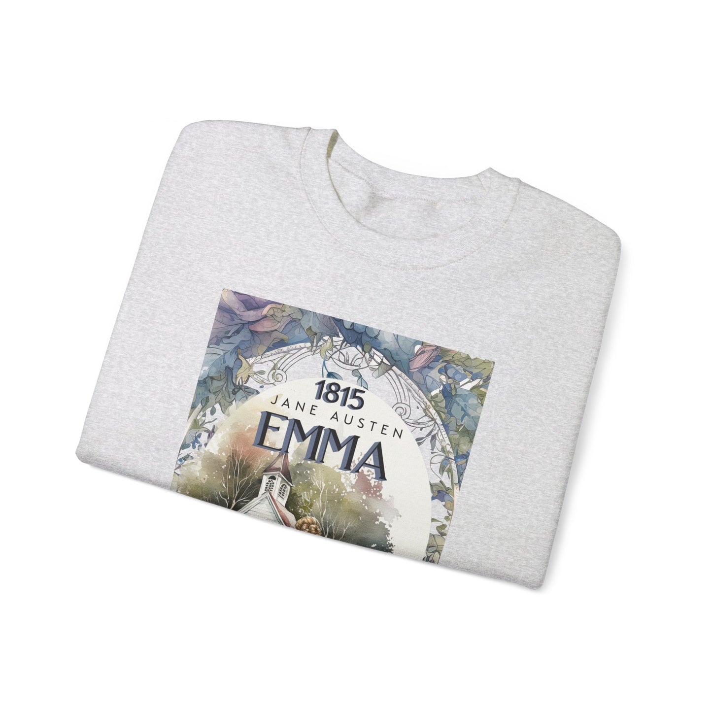 Jane Austen Sweatshirt, Emma Historical Romance Sweater, Bookish Literary Jane Austen Fan Art Gift, Gift for Her, Bookclub Shirt Sweatshirt Printify