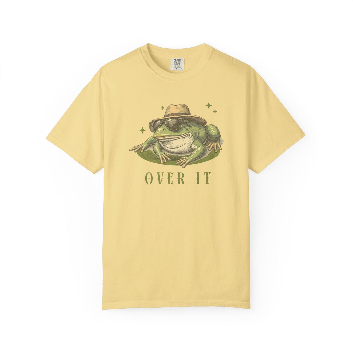 Funny Frog T-Shirt Retro Froggy Meme Shirt Vintage Frog And Toad Aesthetic Frog Lover Gift For Her Over It Vibes Birthday Viral Trendy Shirt T-Shirt Printify Butter S