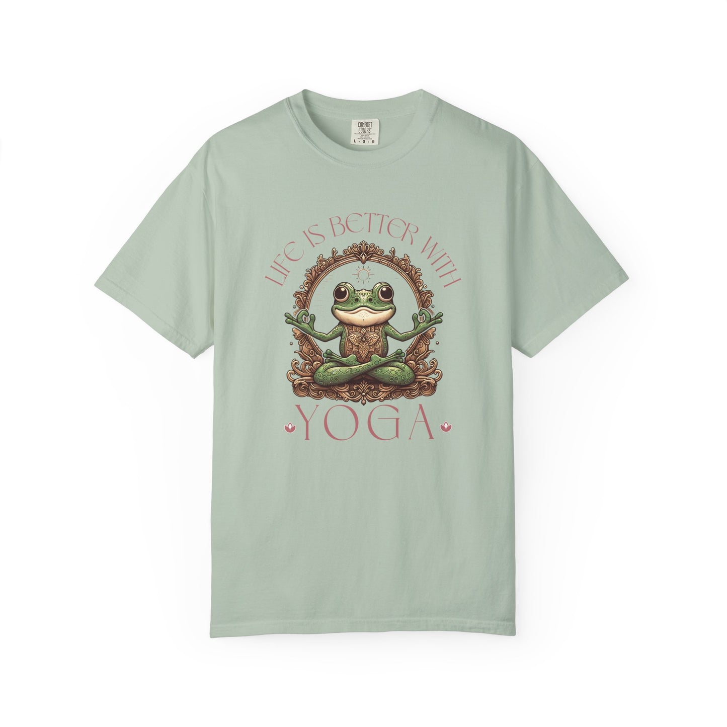 Yoga Frog Life Is Better With Yoga Unisex T-Shirt, Casual Wear, Highlander Fan Gift, T-Shirt Printify Bay S