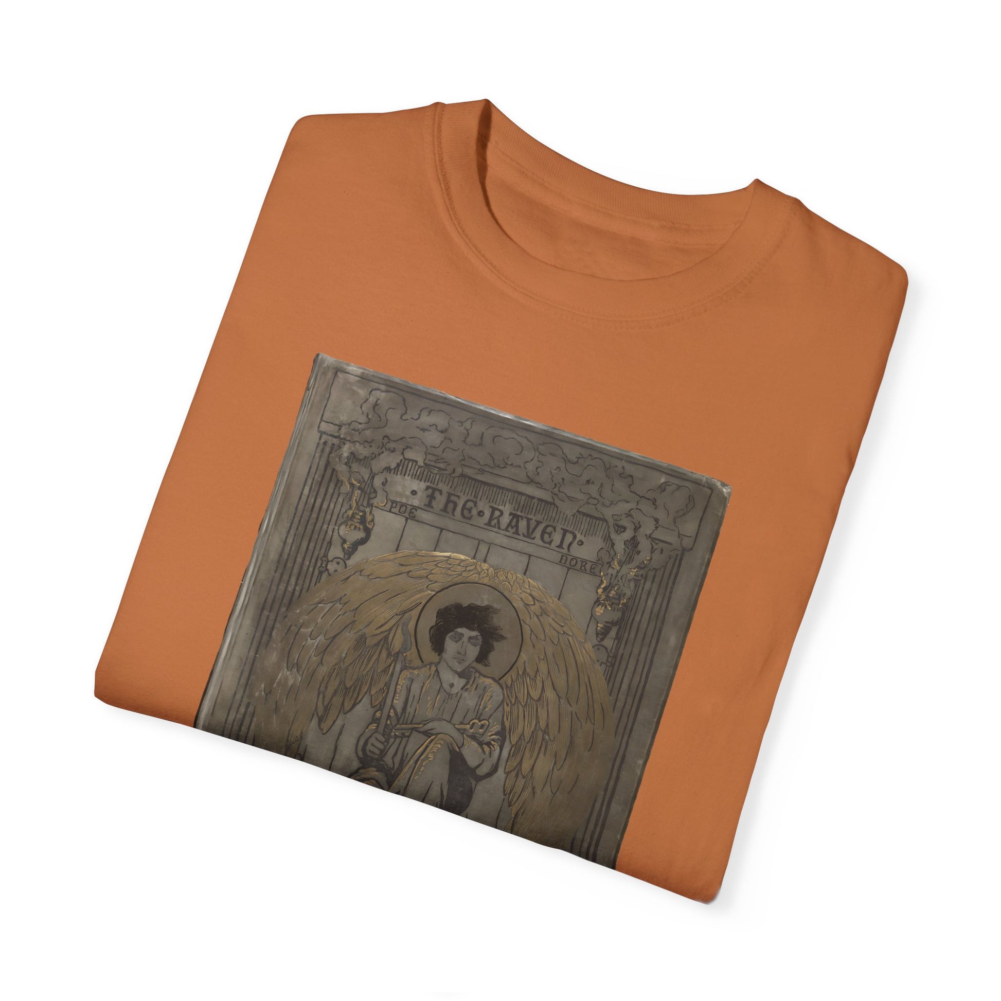 Edgar Allan Poe T-Shirt The Raven First Edition Gift For Poe Lovers Literary Shirt Nevermore Darkness There Gothic Whimsigoth Dark Academia T-Shirt Printify