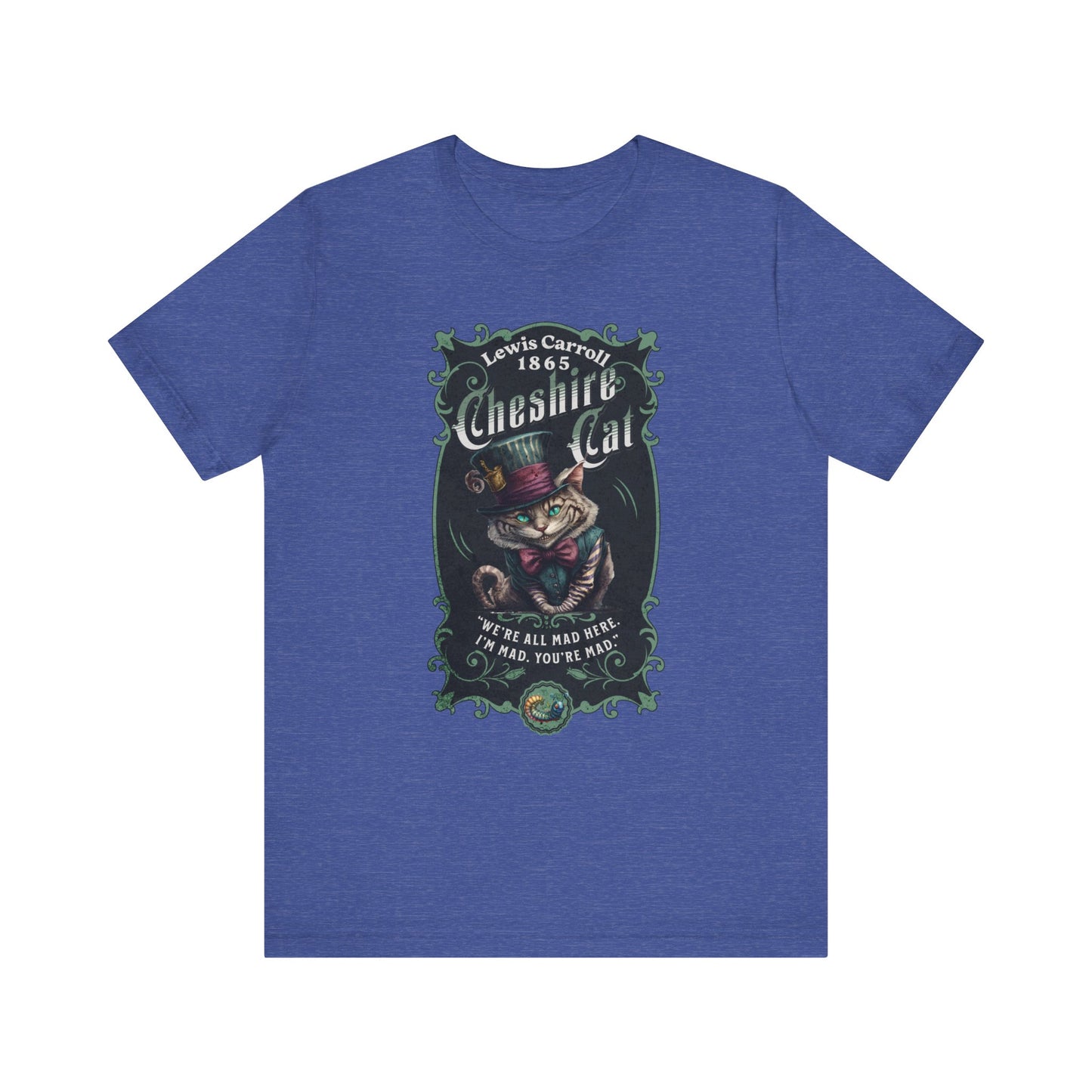 3001 Unisex Jersey Short Sleeve Tee Alice in Wonderland T-Shirt Printify Heather True Royal S