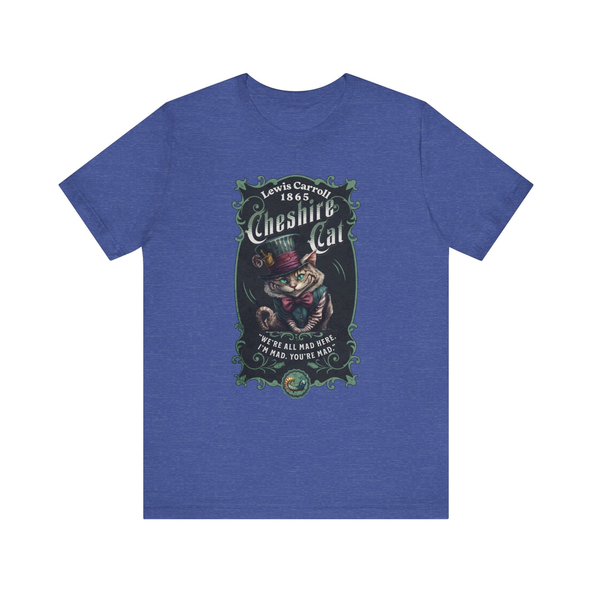3001 Unisex Jersey Short Sleeve Tee Alice in Wonderland T-Shirt Printify Heather True Royal S