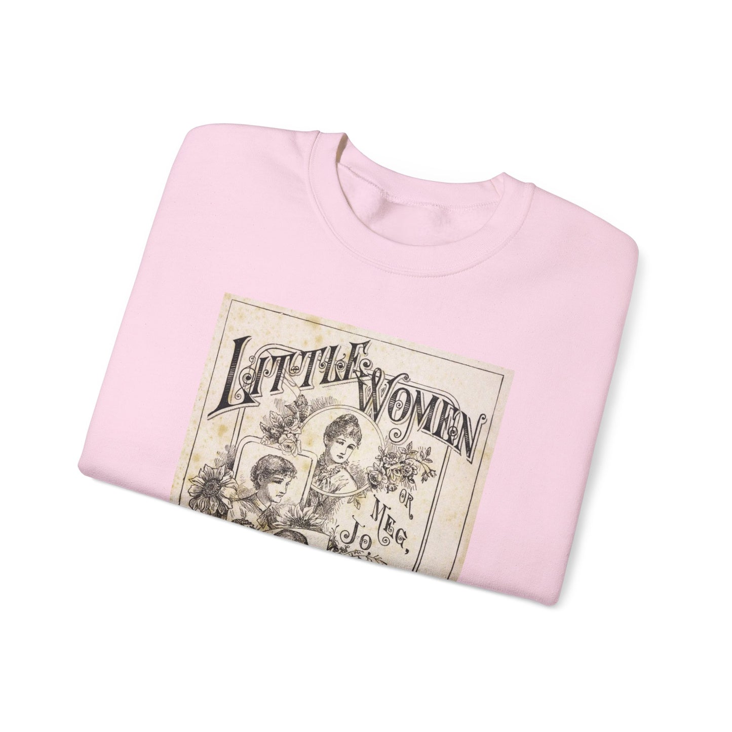 Little Women Sweatshirt, Louisa May Alcott Historical Romance Sweater, Bookish Literary Fan Art Gift, Gift for Her, Bookclub Crewneck Shirt Sweatshirt Printify