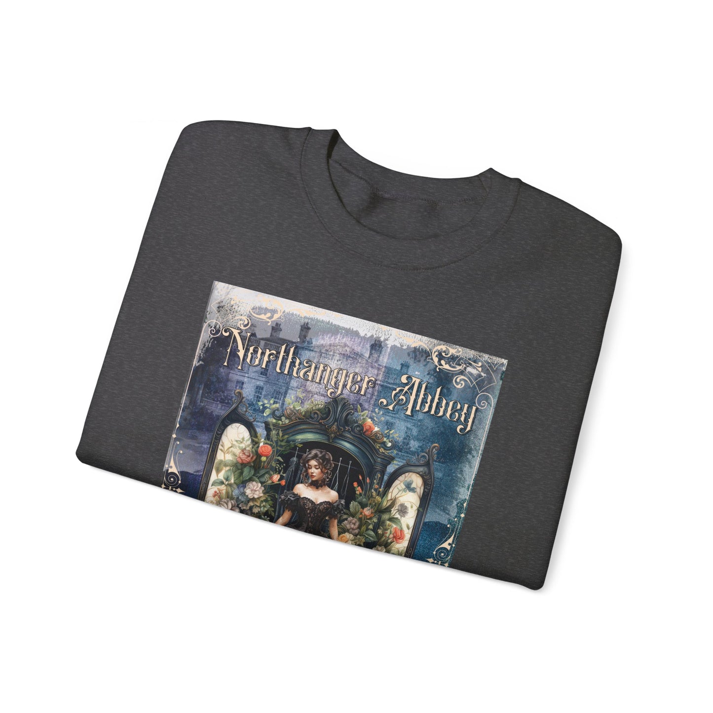 Jane Austen Sweatshirt, Northanger Abbey Historical Romance Sweater, Bookish Literary Jane Austen Fan Art Gift, Gift for Her, Bookclub Shirt Sweatshirt Printify