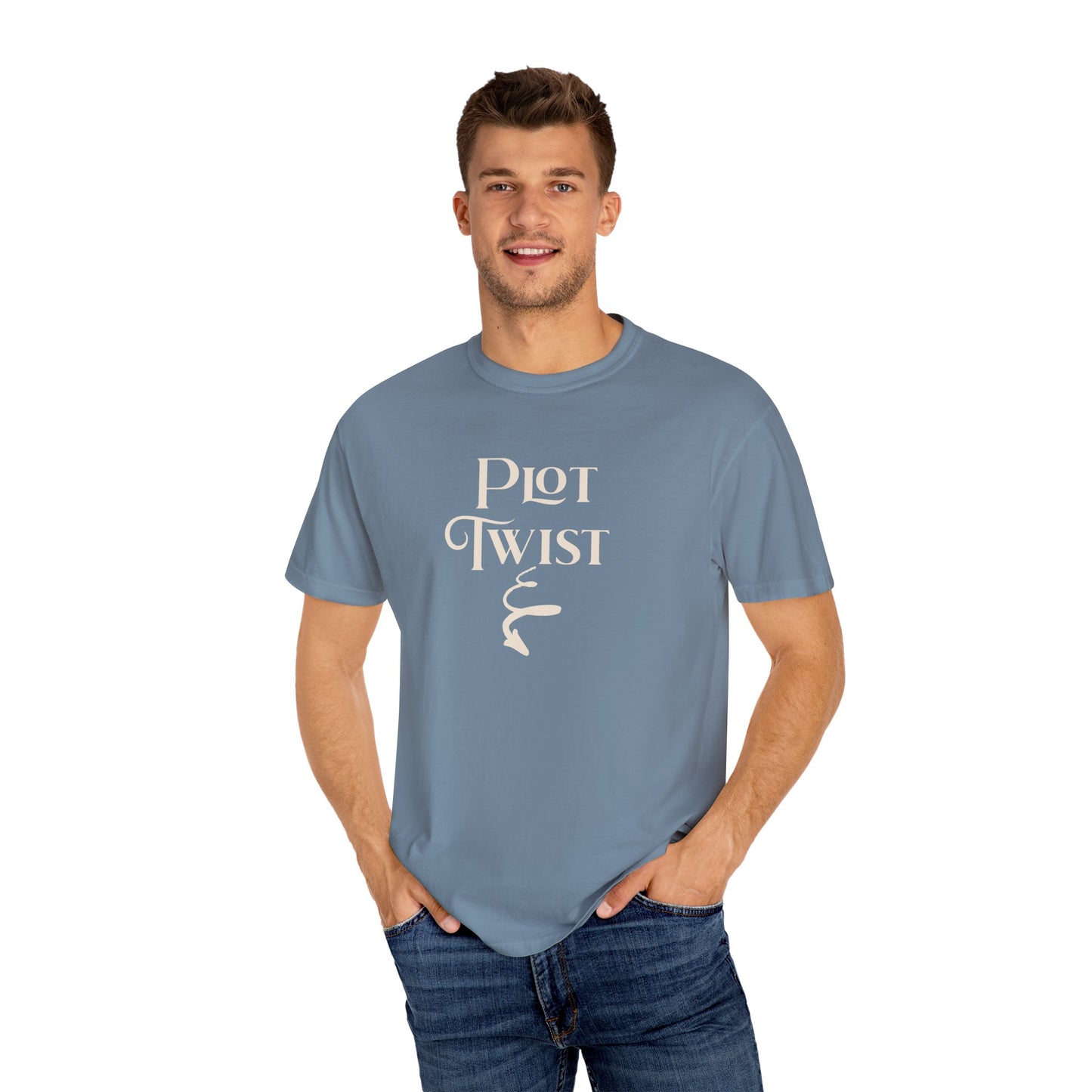 Plot Twist T-Shirt Author Shirt Pregnancy Announcement For Expecting Blog Writers Journalists Gift For Her Baby Shower Gift Baby Reveal T-Shirt Printify