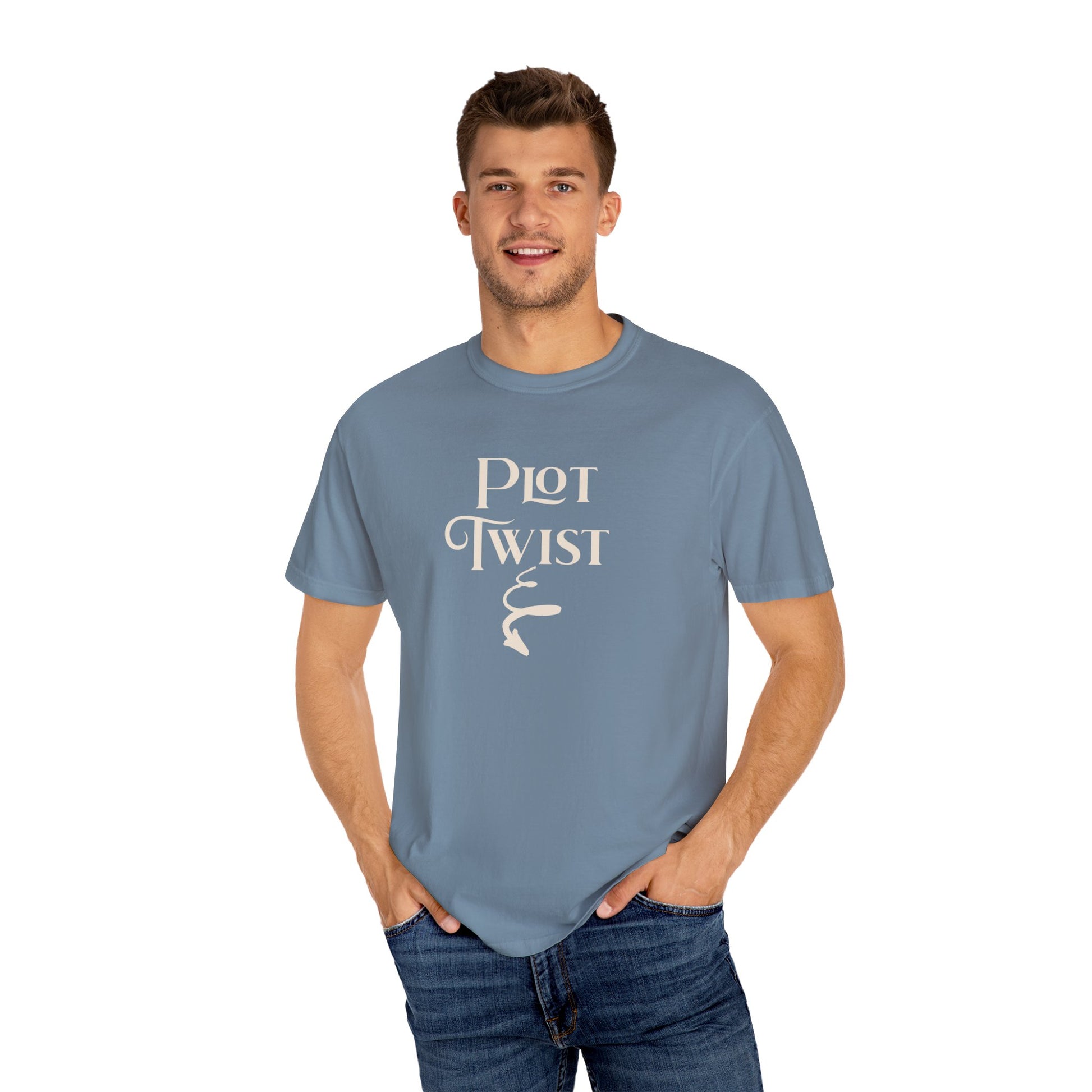 Plot Twist T-Shirt Author Shirt Pregnancy Announcement For Expecting Blog Writers Journalists Gift For Her Baby Shower Gift Baby Reveal T-Shirt Printify