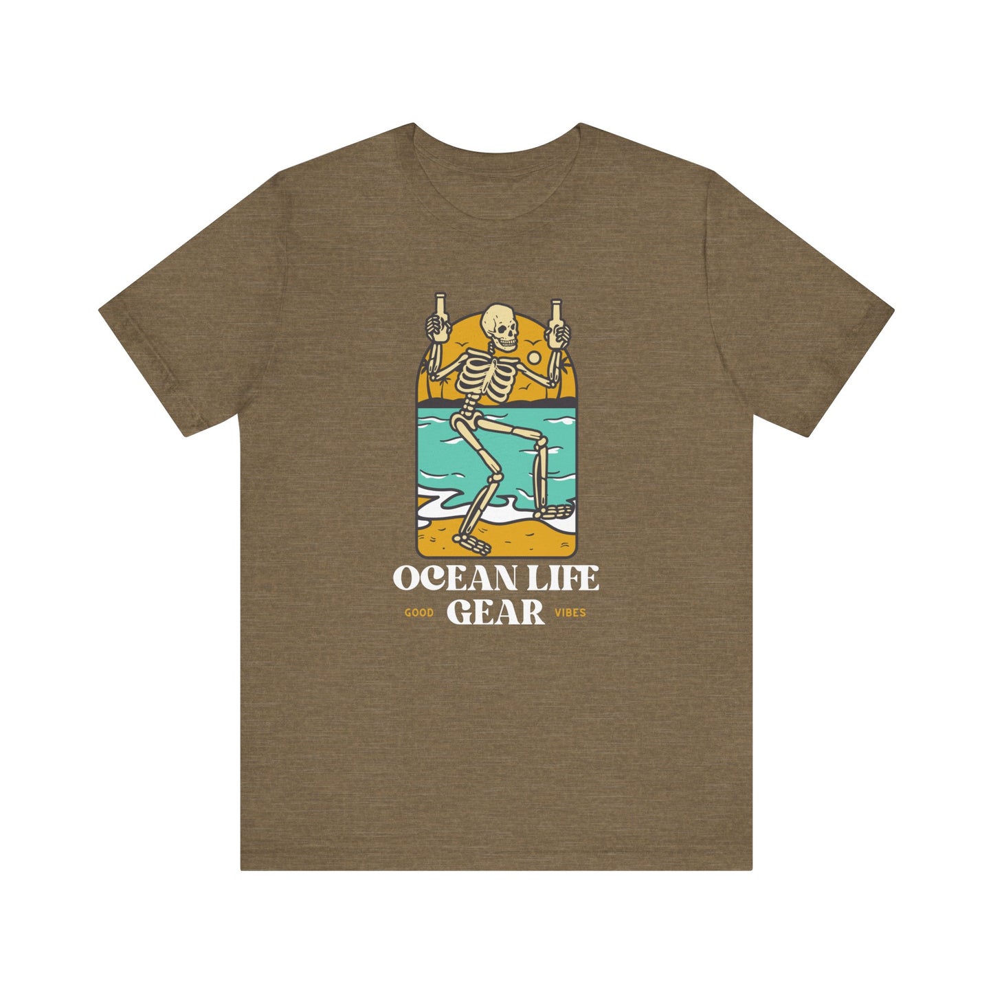 Scuba Diving Gift, Snorkel Tee, Scuba Diving Shirt, Scuba Diver Gift, Ocean Lover TShirt, Gifts For Snorkeler Scuba Divers, Ocean Life Gear T-Shirt Printify Heather Olive XS