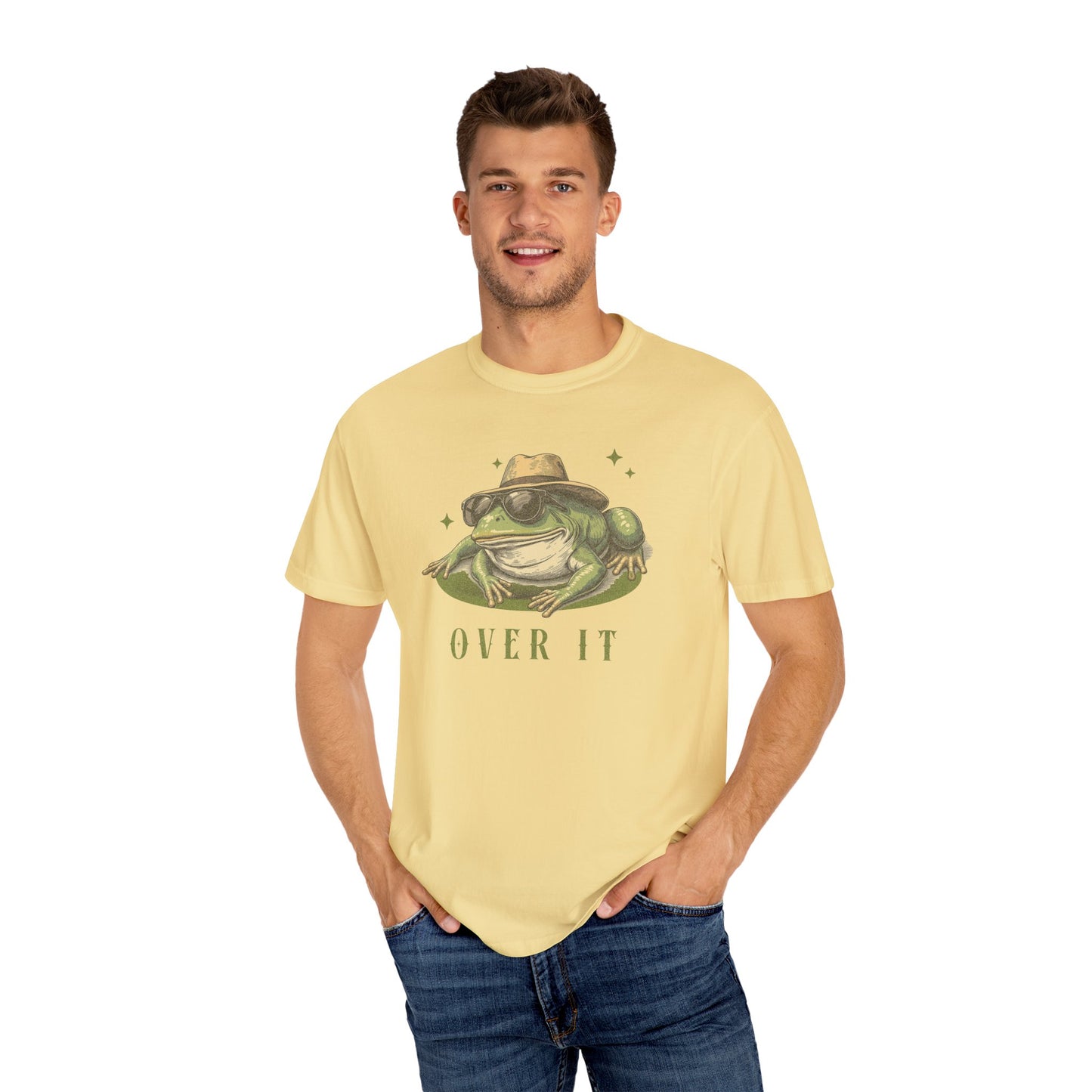 Funny Frog T-Shirt Retro Froggy Meme Shirt Vintage Frog And Toad Aesthetic Frog Lover Gift For Her Over It Vibes Birthday Viral Trendy Shirt T-Shirt Printify