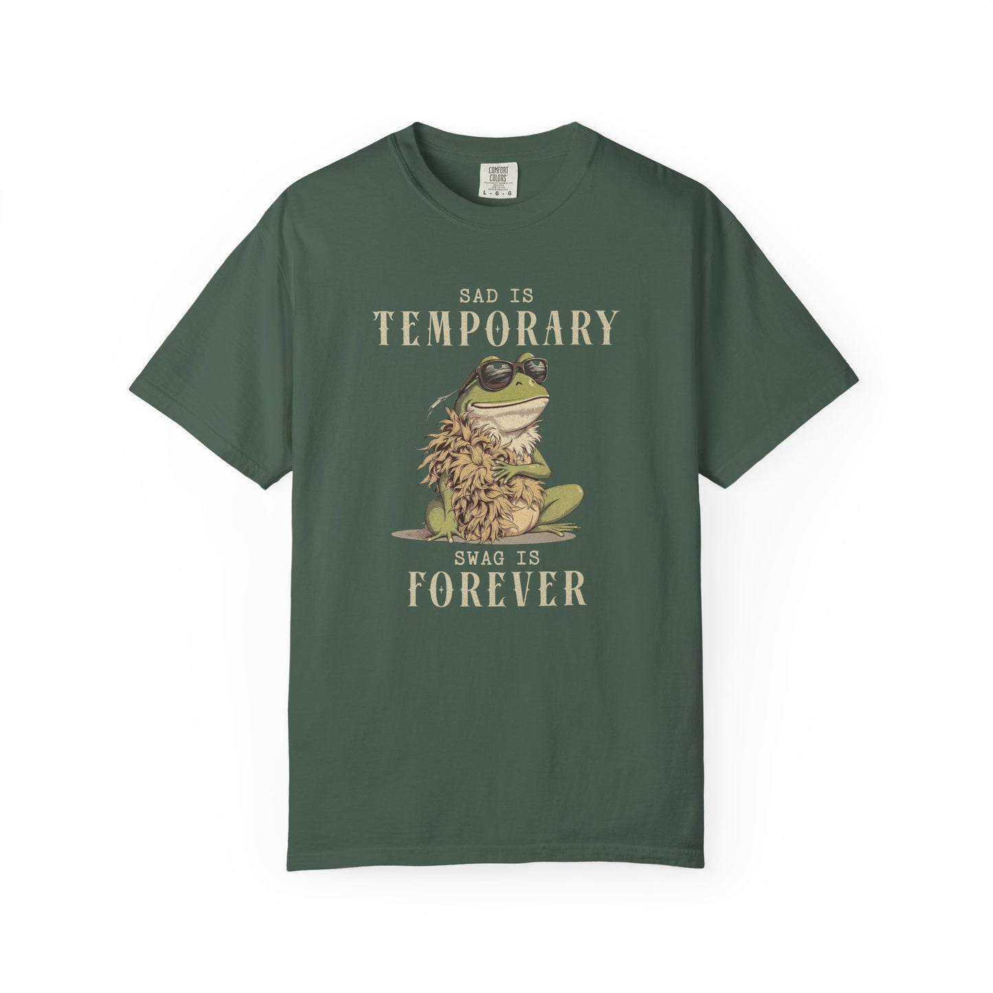 Funny Frog T-Shirt Retro Self Care Froggy Meme Shirt Vintage Frog And Toad Aesthetic Frog Lover Gift For Her Birthday Viral Trendy Shirt T-Shirt Printify Blue Spruce S