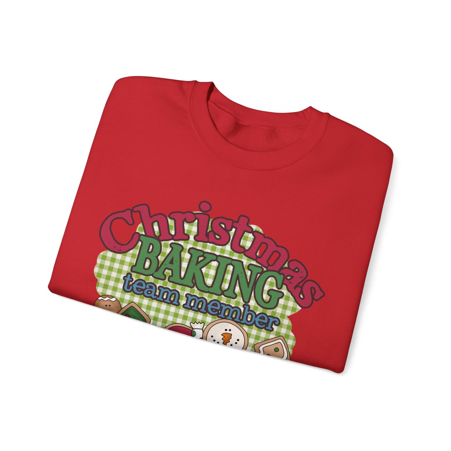 Christmas Baking Team Sweatshirt, Christmas Baking Crew Matching Sweater, Christmas Baking Women's Christmas Shirts, Christmas Cookie Crew Sweatshirt Printify
