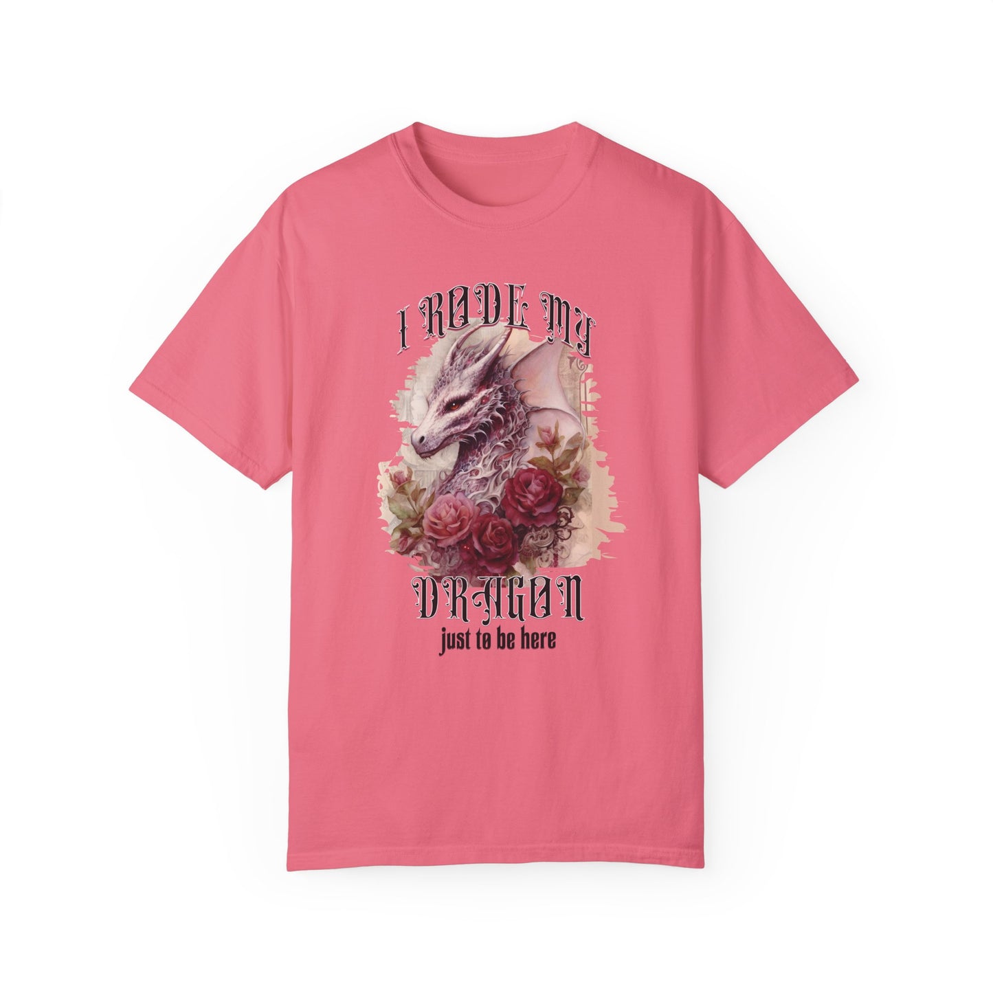 Renaissance Faire T-Shirt Coquette Dragon Shirt Renfaire Festival Tee Fantasy Shirt Gift for Dragon Lovers Unique Graphic Party T-Shirt T-Shirt Printify Peony S