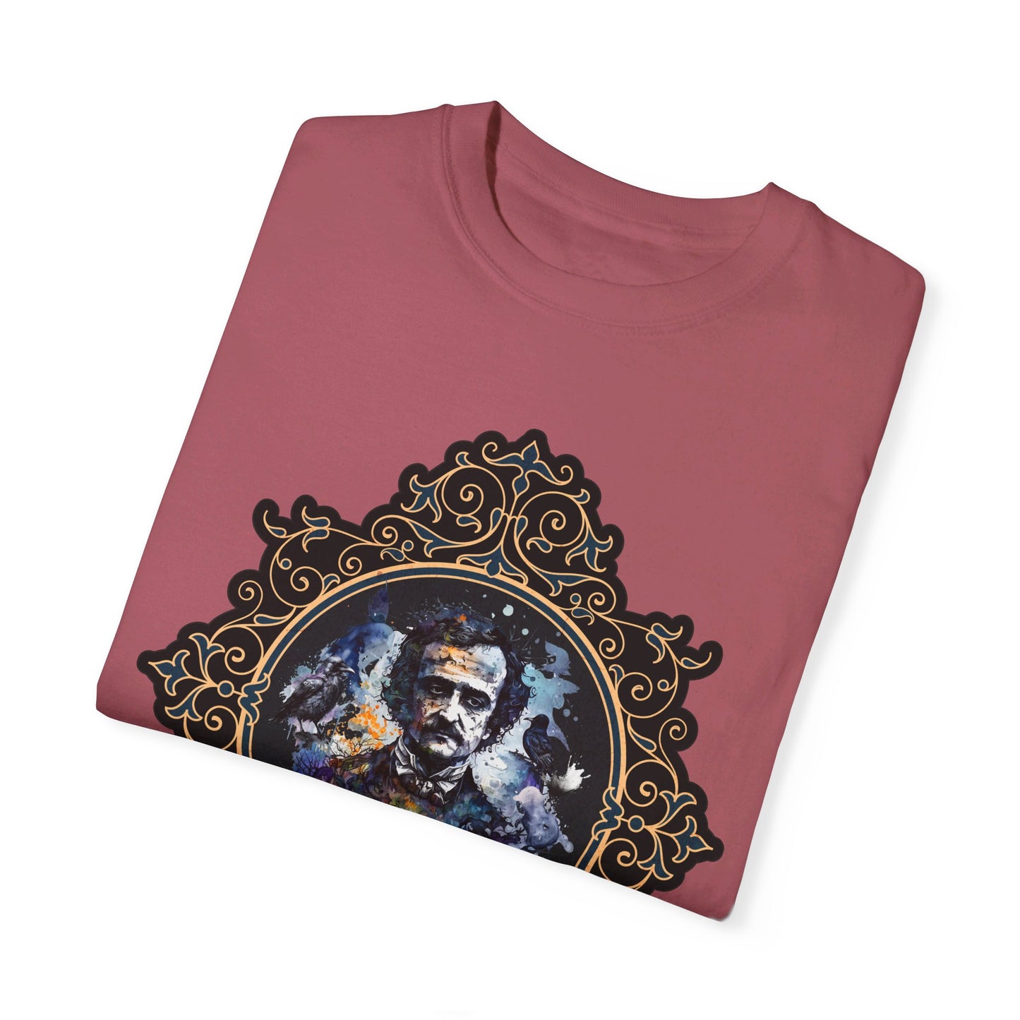 Edgar Allan Poe Shirt, Poet, Poetry Lover Tee, Book, Reading Lover Shirt, Halloween, Gothic, Light Academia Gifts, Comfort Colours TShirt T-Shirt Printify