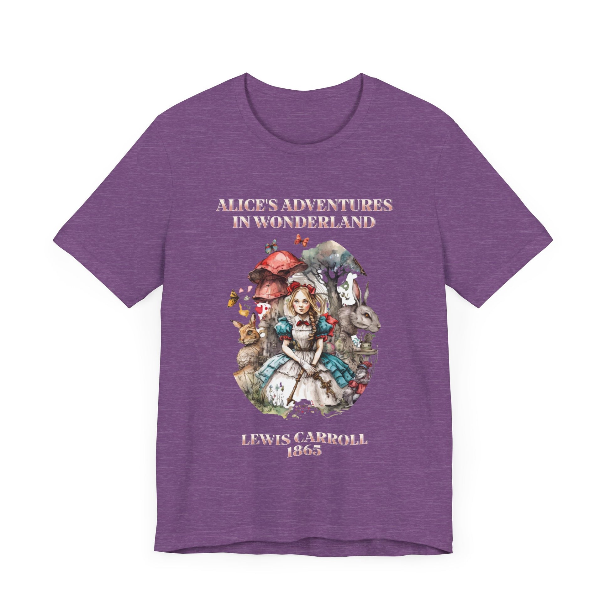 Unisex Jersey Short Sleeve Tee Alice in Wonderland T-Shirt Printify