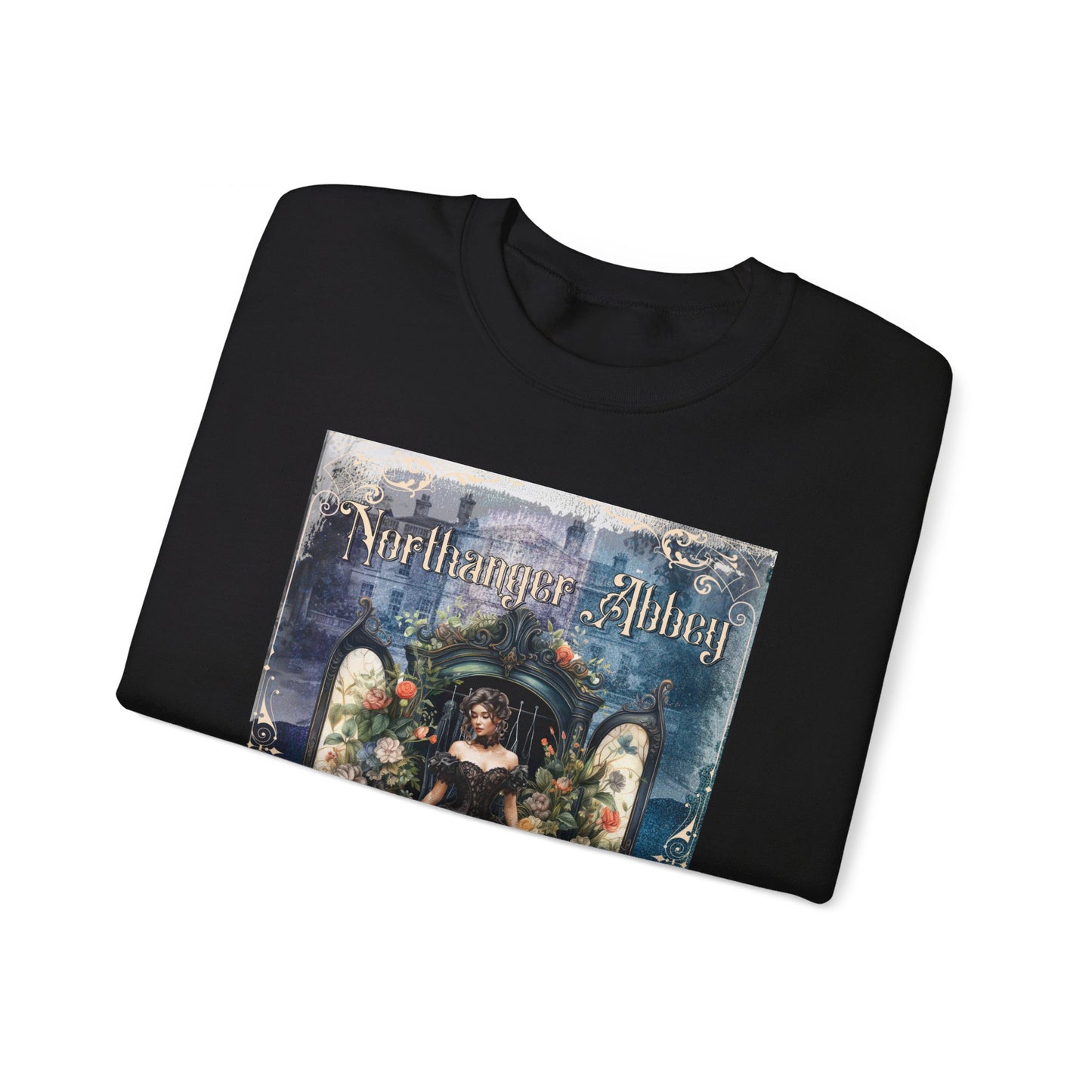 Jane Austen Sweatshirt, Northanger Abbey Historical Romance Sweater, Bookish Literary Jane Austen Fan Art Gift, Gift for Her, Bookclub Shirt Sweatshirt Printify