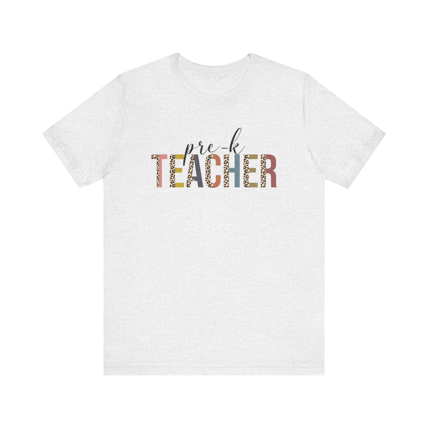 Cute Teacher TShirt Gift, Education Tee, Elementary School Teacher Appreciation, Funny Back To School Shirt, Teacher T-Shirt, Teacher Tee T-Shirt Printify Ash XS