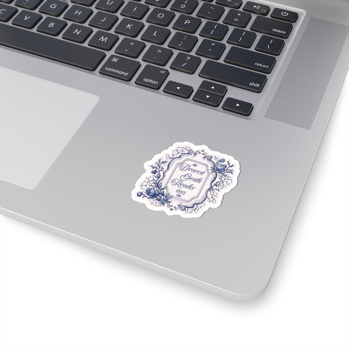 Dearest Gentle Reader Sticker Regency England Ton Society Papers Gift For Bridgerton Fan Historical Drama Romance Reader Gift Bookclub Gift Paper products Printify 2" Ć 2" White