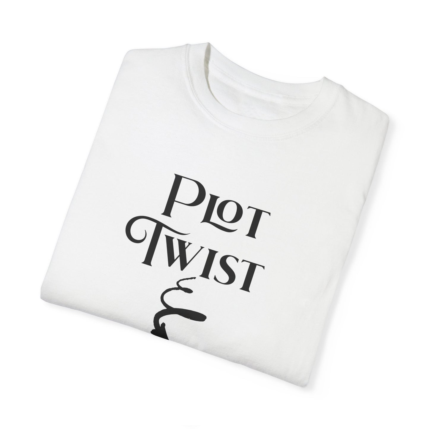 Plot Twist T-Shirt Author Shirt Pregnancy Announcement For Expecting Blog Writers Journalists Gift For Her Baby Shower Gift Baby Reveal T-Shirt Printify