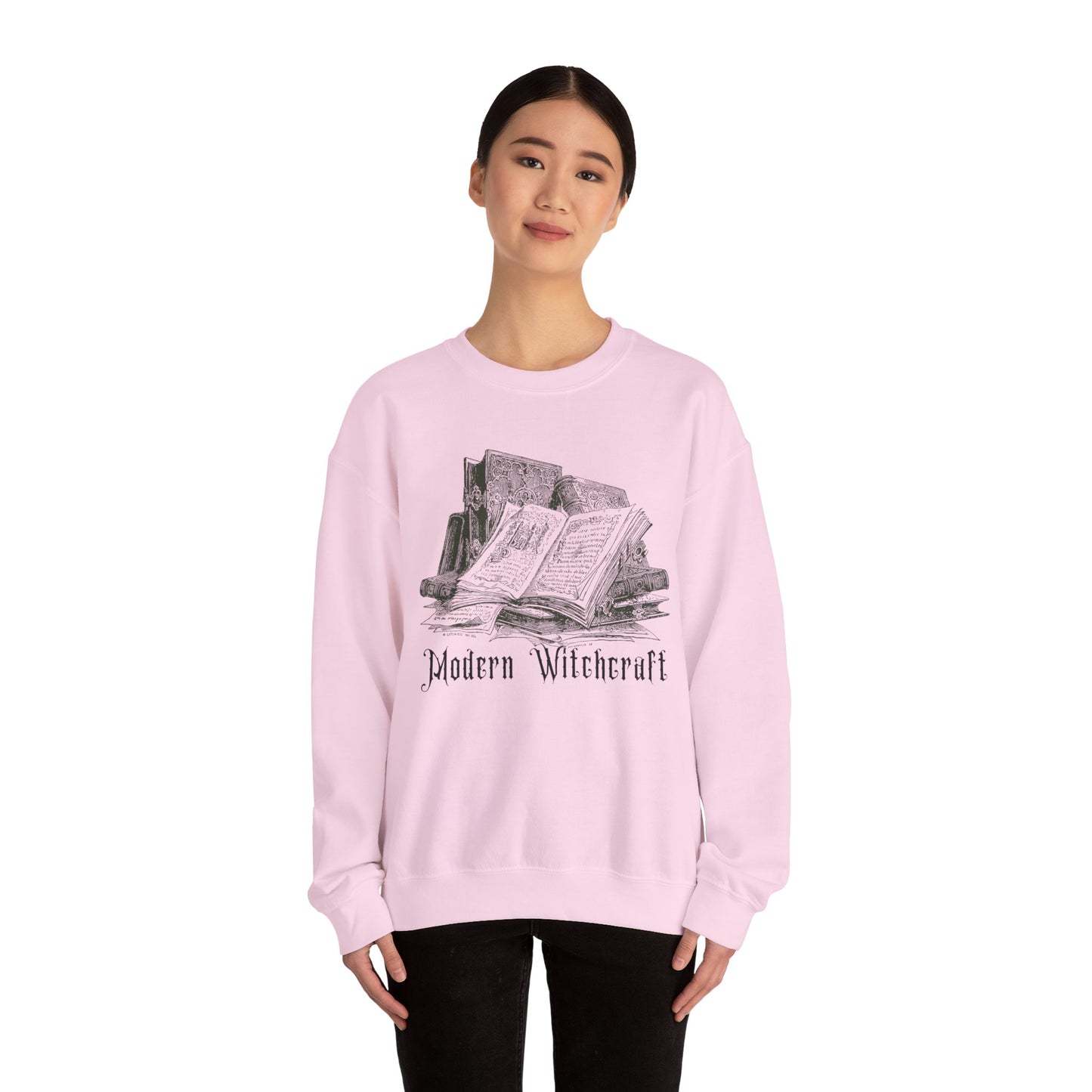 Halloween Vintage Witches Spell Books Sweatshirt, Spooky Season Sweater, Trick or Treating Shirt, Halloween Goth, Dark Academia Sweatshirt Sweatshirt Printify