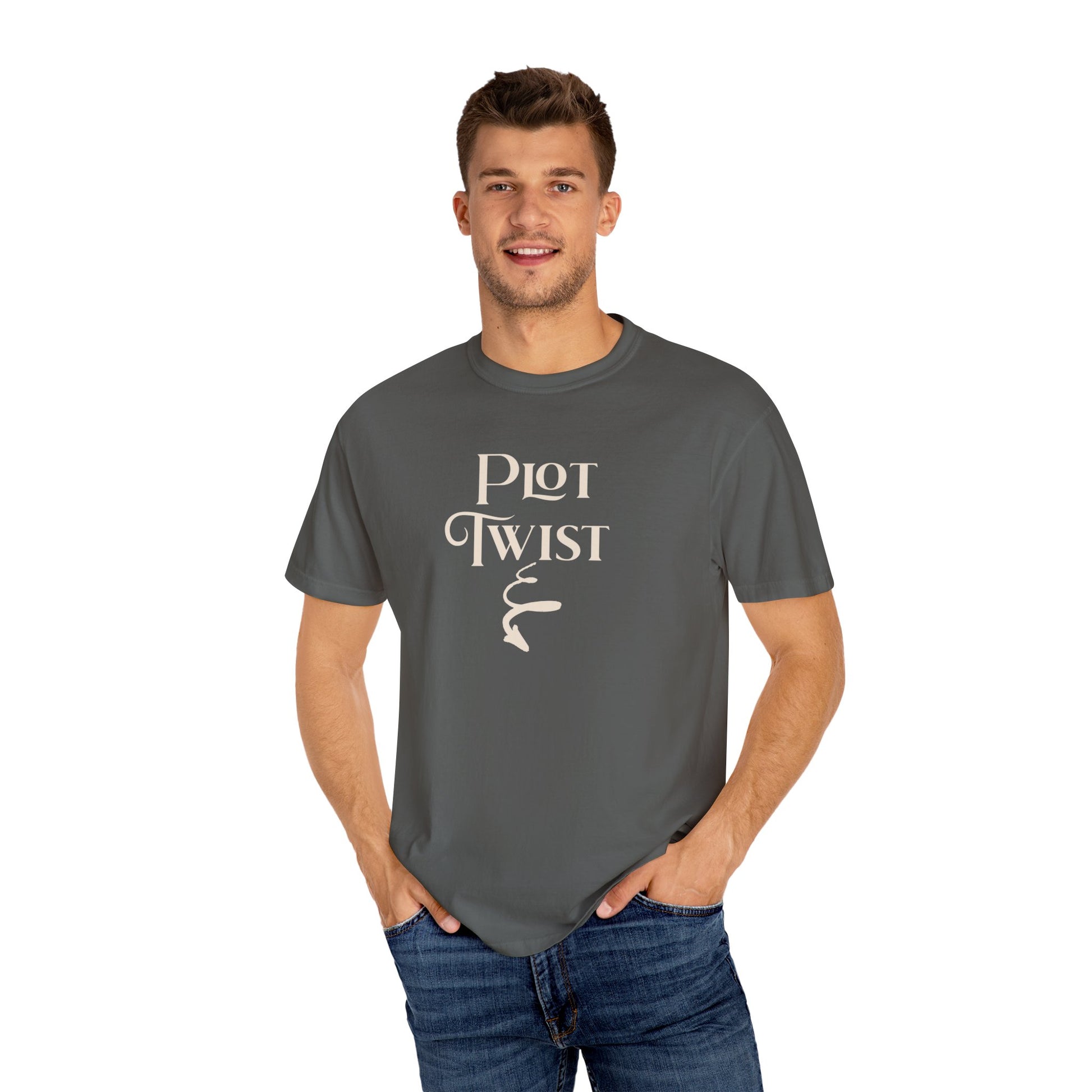 Plot Twist T-Shirt Author Shirt Pregnancy Announcement For Expecting Blog Writers Journalists Gift For Her Baby Shower Gift Baby Reveal T-Shirt Printify