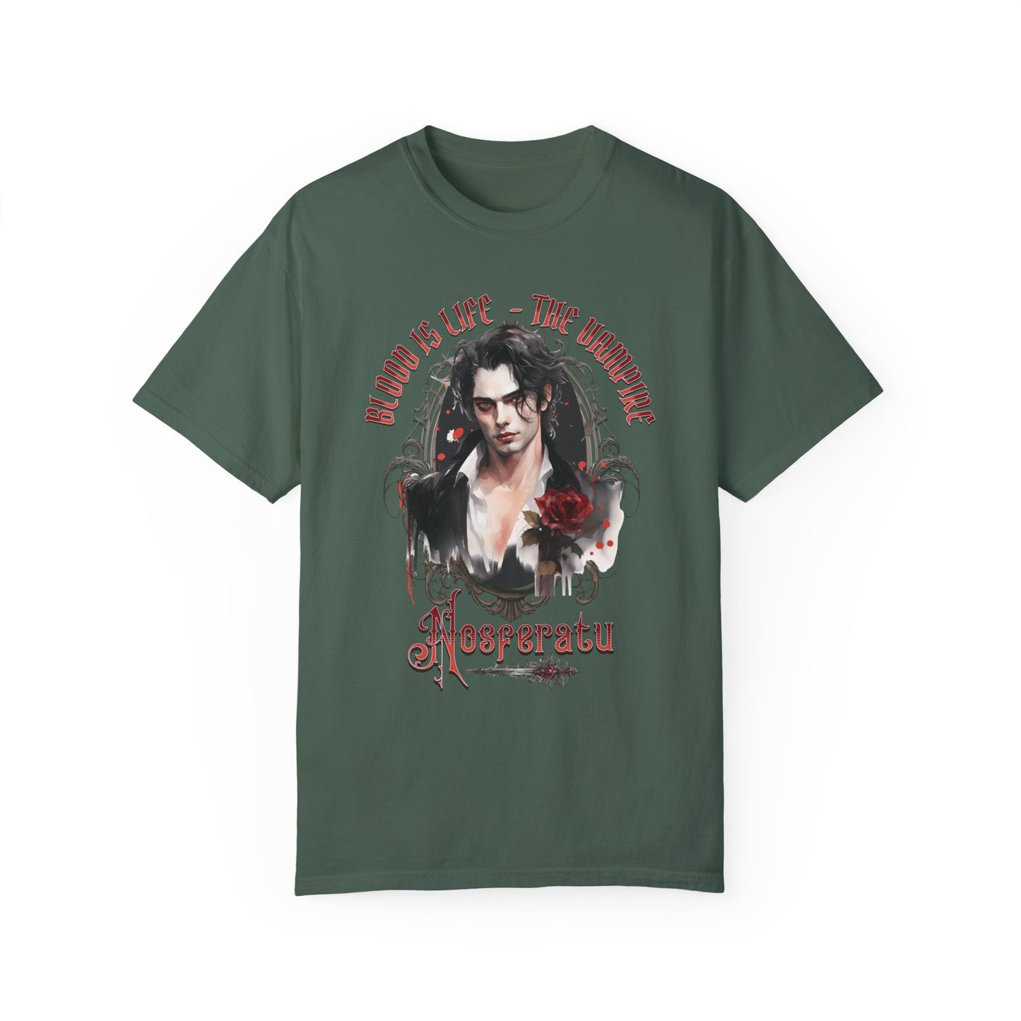 Vampire Nosferatu TShirt Dark Romance Gift For Vampire Lovers Mystic Falls Shirt Halloween Gift For Her Party Paranormal Romance Reader Gift T-Shirt Printify