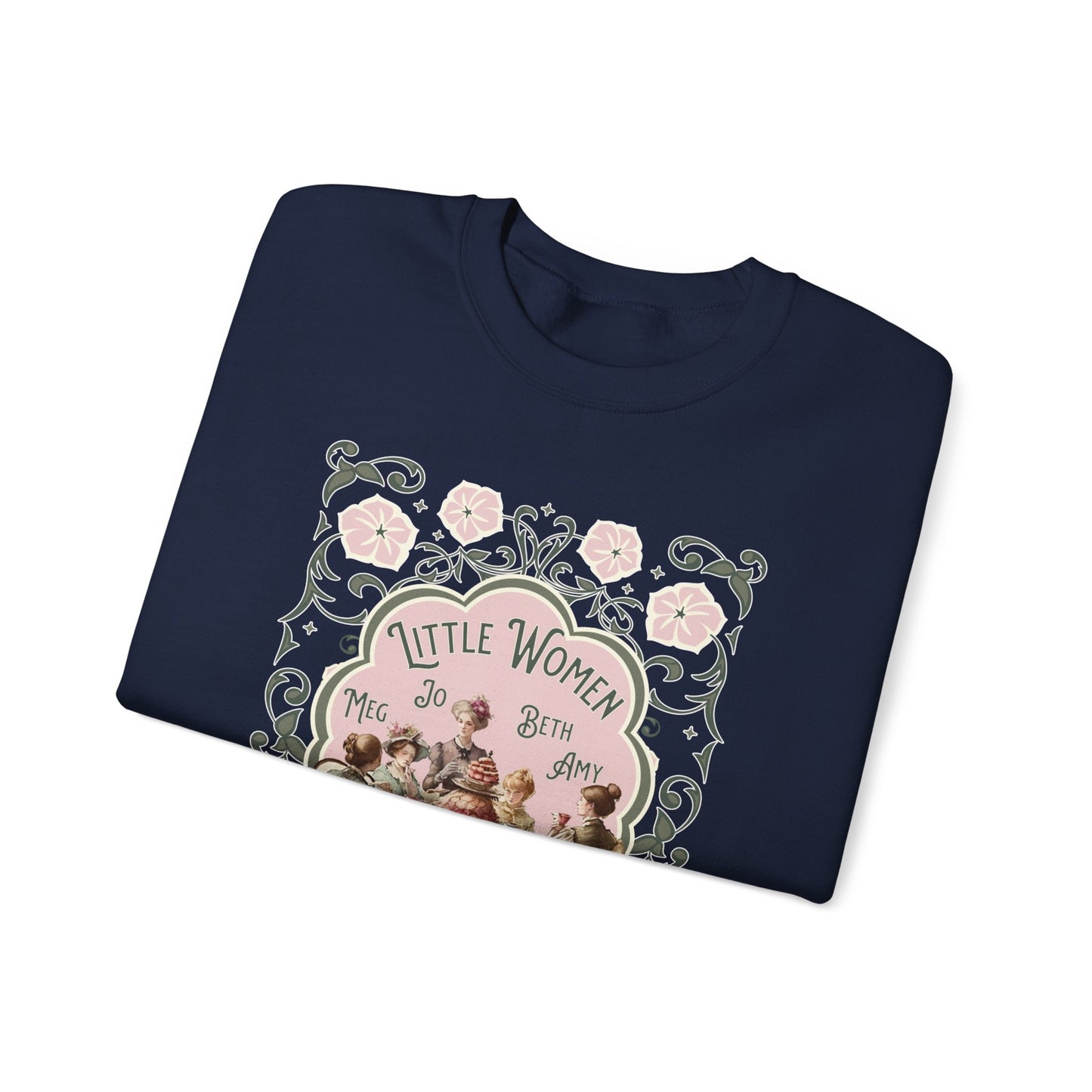 Little Women Sweatshirt, Louisa May Alcott Historical Romance Sweater, Bookish Literary Fan Art Gift, Gift for Her, Bookclub Crewneck Shirt Sweatshirt Printify