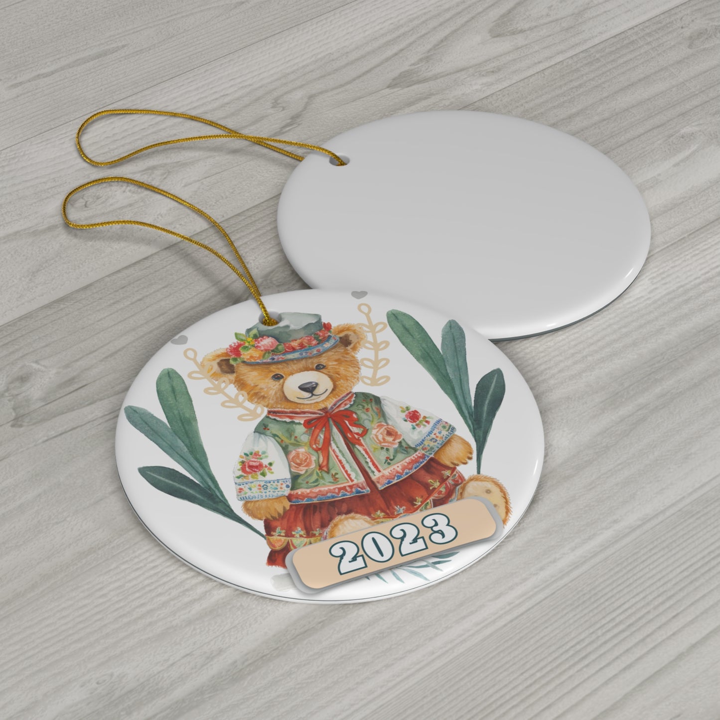 Christmas 2023 Ornament, Scandinavian, Swedish Decoration, Holiday Gift Idea, Heirloom Keepsake, Host Gift Exchange, Family Xmas Tree Bauble Home Decor Printify