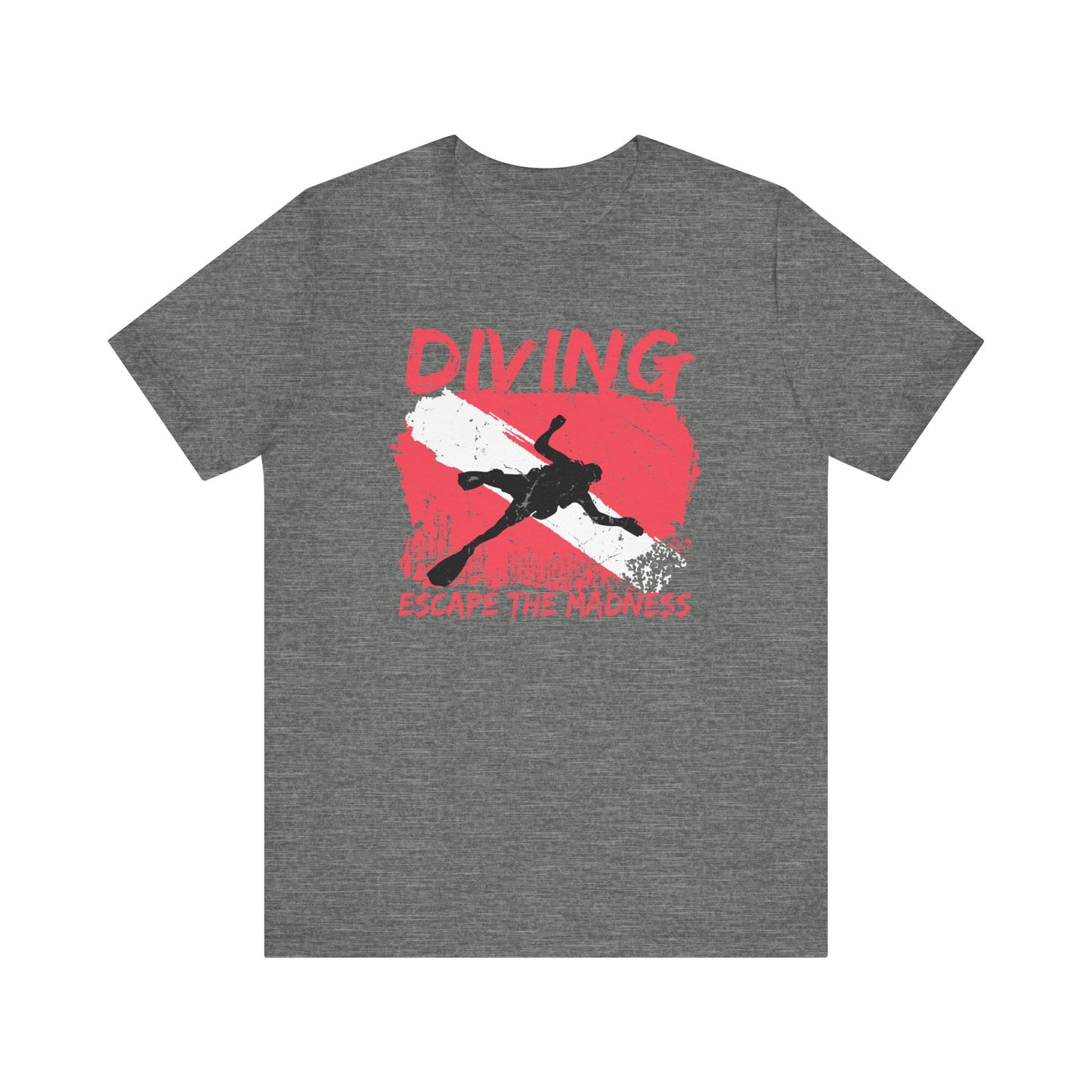 Scuba Diving Gift, Scuba Diving Shirt, Scuba Diver Gift, Diver TShirt, Gifts For Scuba Divers, Ocean Scuba Diving Shirt, Ocean Life Gear T-Shirt Printify Deep Heather XS