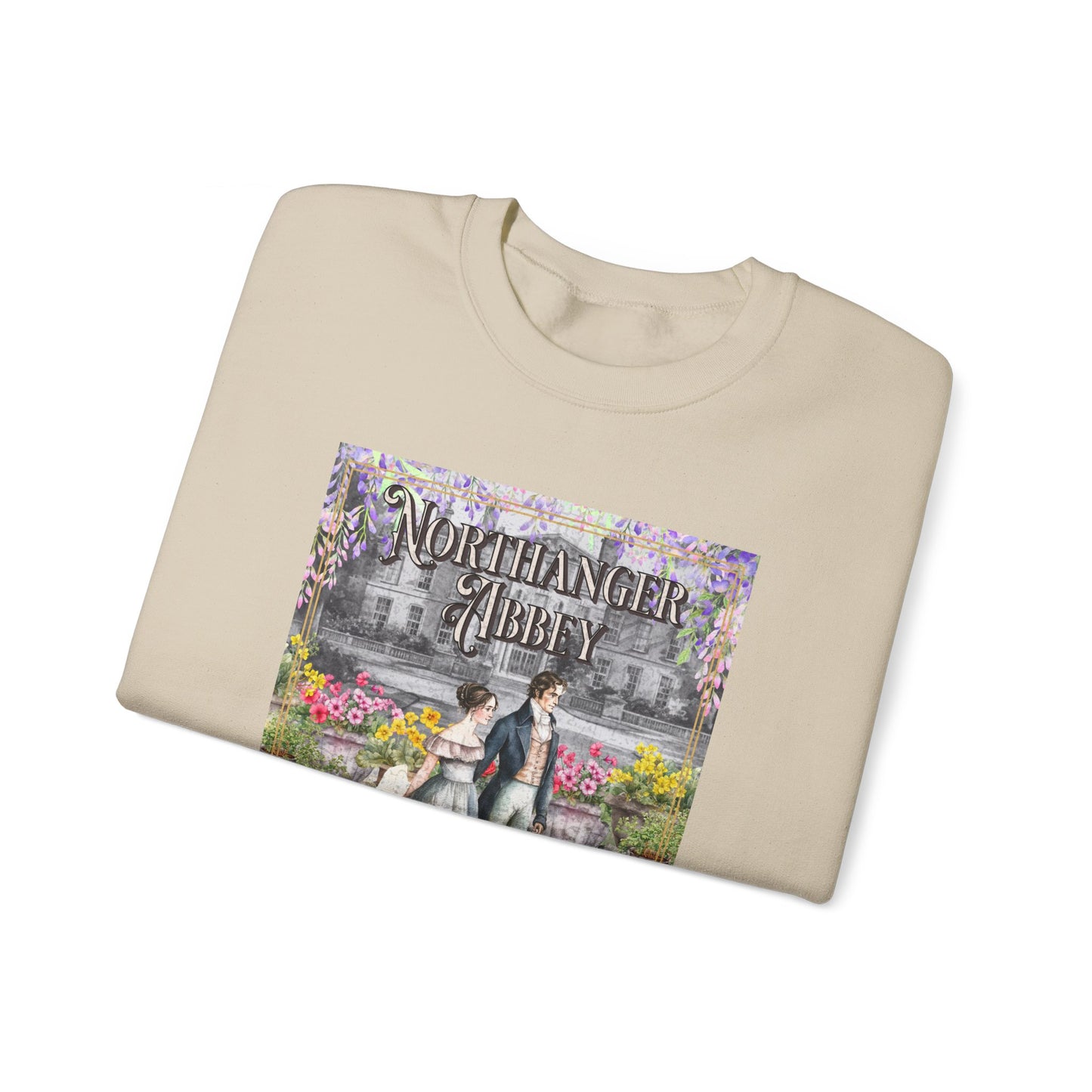 Jane Austen Sweatshirt, Northanger Abbey Historical Romance Sweater, Bookish Literary Jane Austen Fan Art Gift, Gift for Her, Bookclub Shirt Sweatshirt Printify