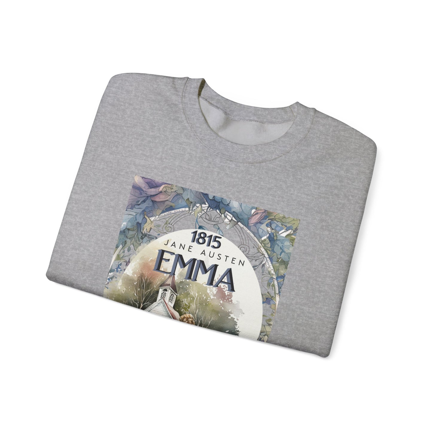 Jane Austen Sweatshirt, Emma Historical Romance Sweater, Bookish Literary Jane Austen Fan Art Gift, Gift for Her, Bookclub Shirt Sweatshirt Printify
