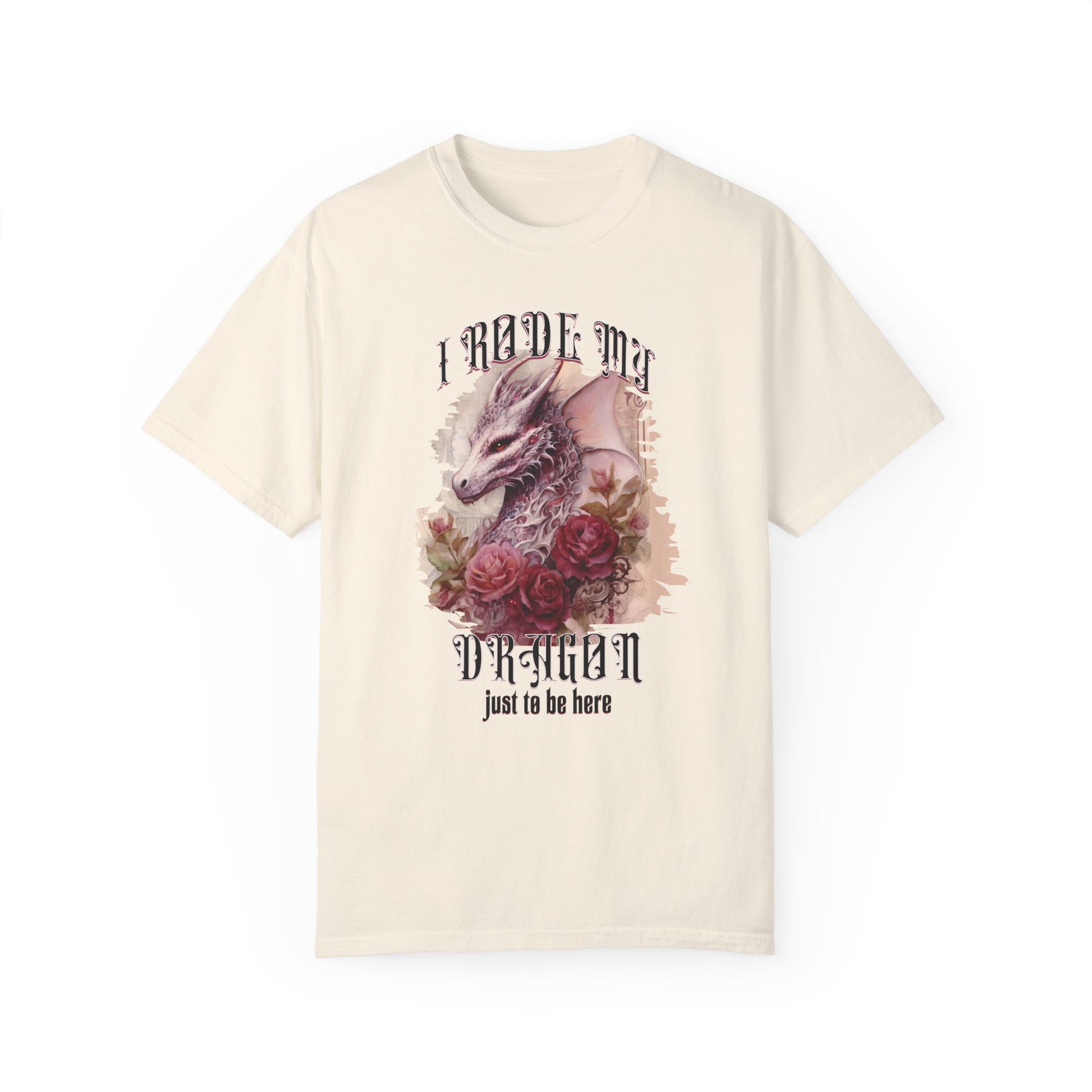 Renaissance Faire T-Shirt Coquette Dragon Shirt Renfaire Festival Tee Fantasy Shirt Gift for Dragon Lovers Unique Graphic Party T-Shirt T-Shirt Printify Ivory S