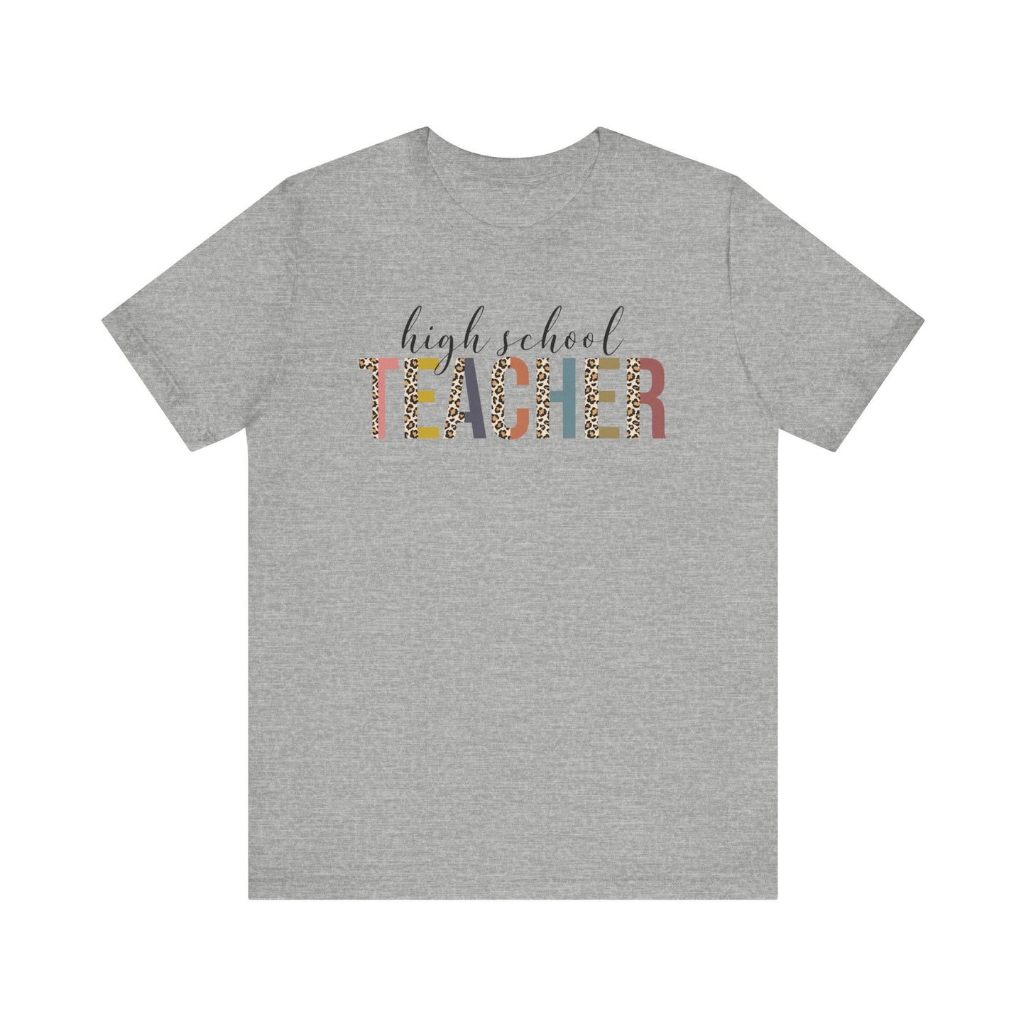Cute Teacher TShirt Gift, Education Tee, Elementary School Teacher Appreciation, Funny Back To School Shirt, Teacher T-Shirt, Teacher Tee T-Shirt Printify Athletic Heather XS