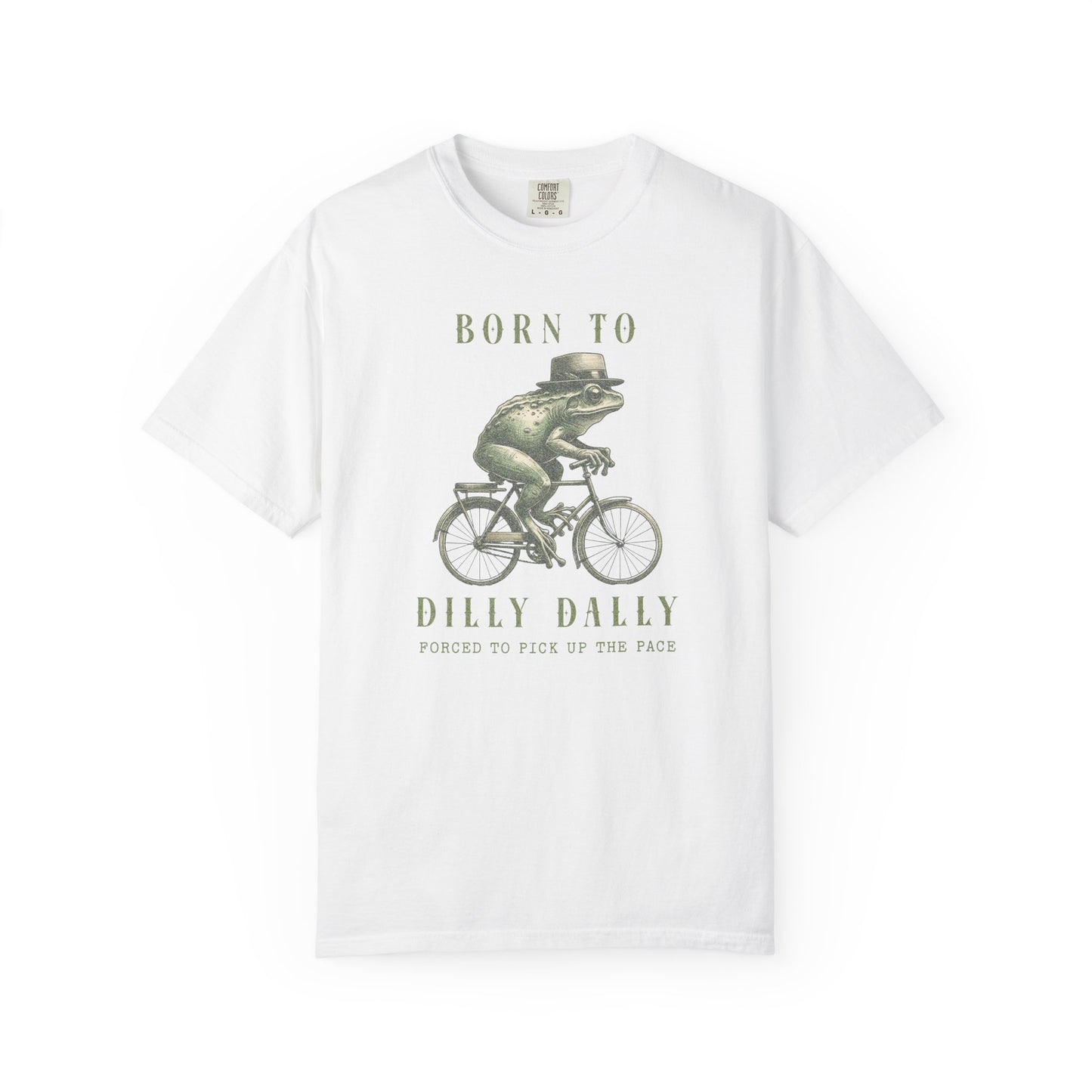 Dilly Dally Funny Frog T-Shirt Retro Froggy Meme Shirt Vintage Frog And Toad Aesthetic Frog Lover Gift For Her Birthday Viral Trendy Shirt T-Shirt Printify White S