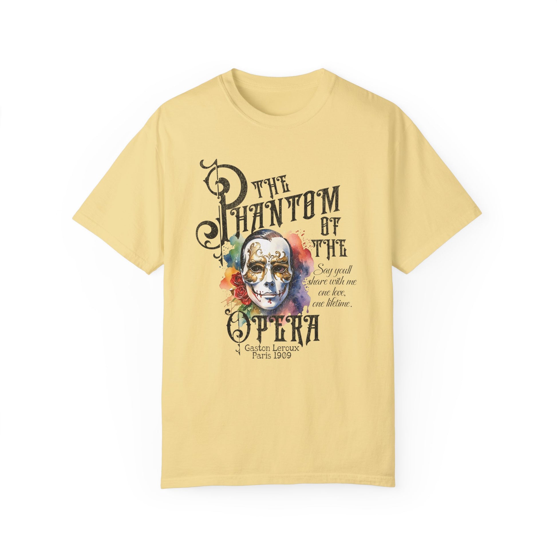 The Phantom Of The Opera Tshirt Broadway Musical Lover Broadway Theatre Lover Gift For Birthday Christmas Retro 80's Paris Opera House Shirt T-Shirt Printify Butter M