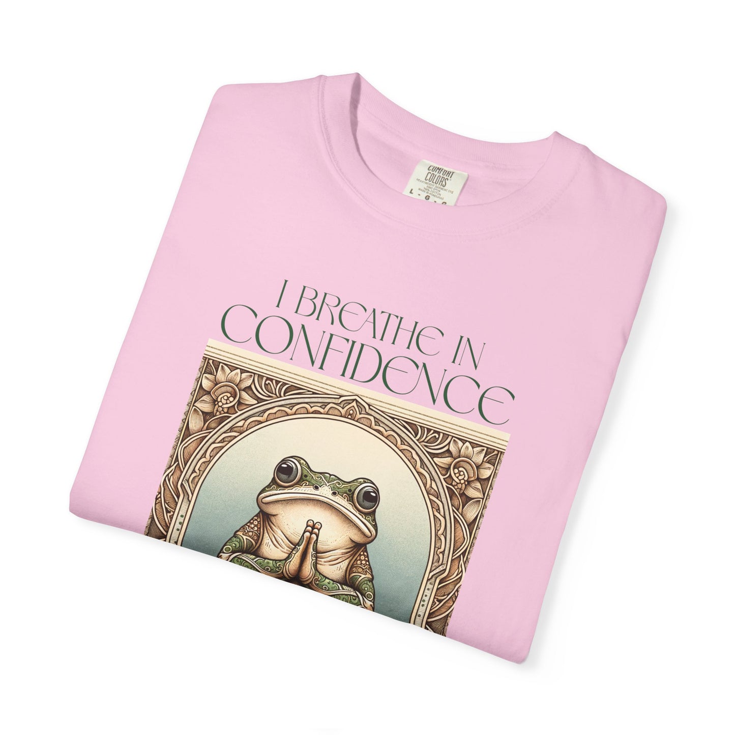 Yoga Frog Breath in Confidence Green Unisex T-Shirt, Casual Wear, Highlander Fan Gift, Comfortable Graphic Tee