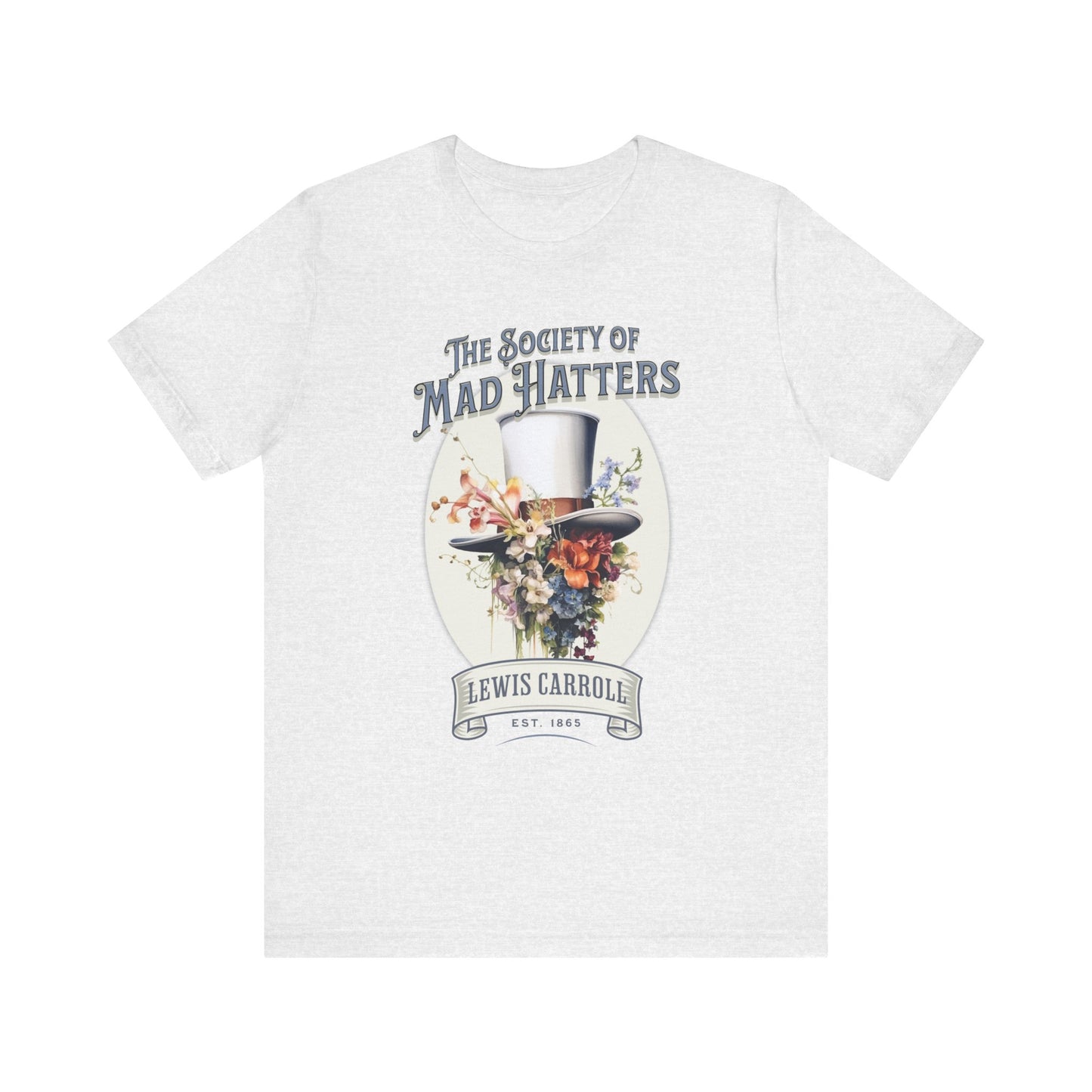 3001 Unisex Jersey Short Sleeve Tee Alice in Wonderland T-Shirt Printify Ash S