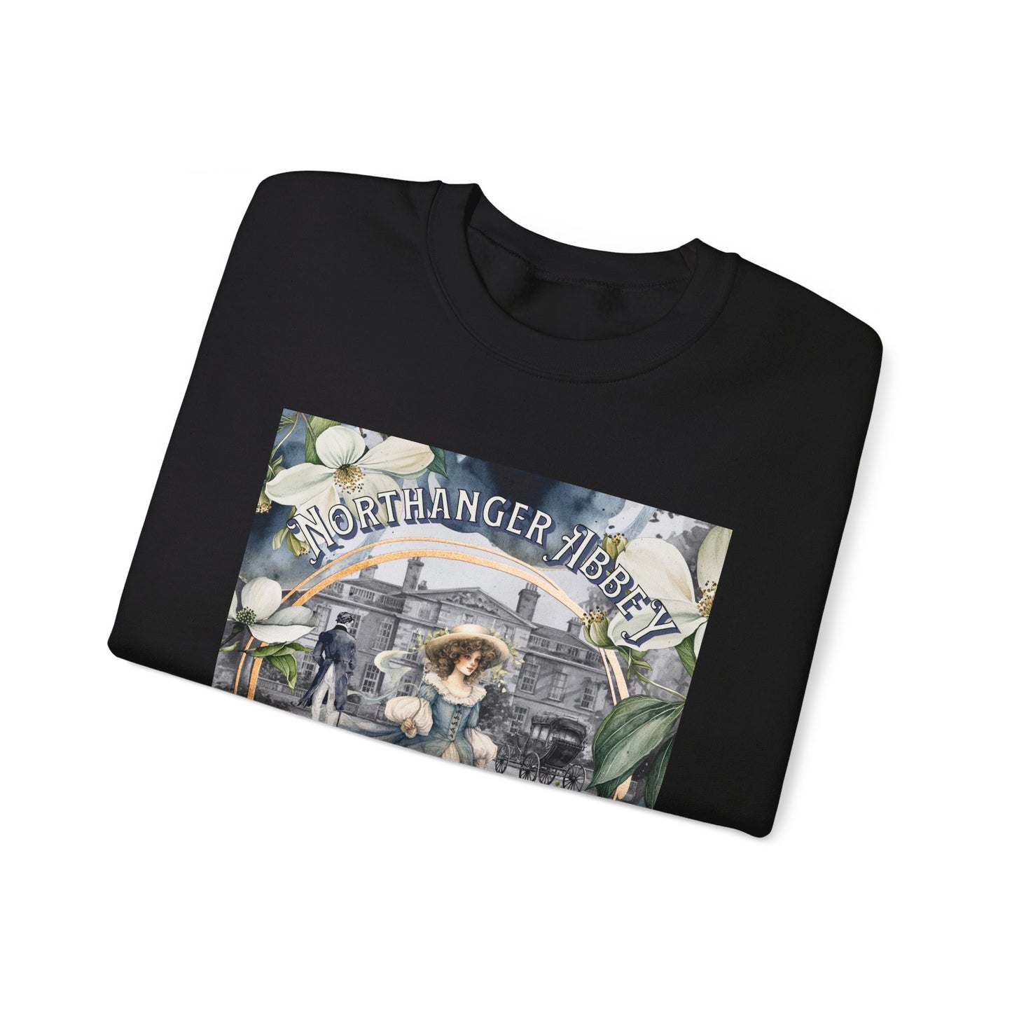 Jane Austen Sweatshirt, Northanger Abbey Historical Romance Sweater, Bookish Literary Jane Austen Fan Art Gift, Gift for Her, Bookclub Shirt Sweatshirt Printify