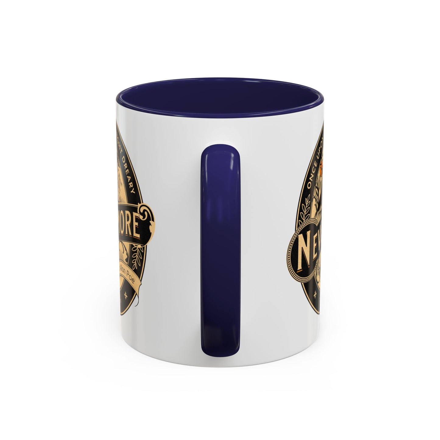 Edgar Allan Poe Coffee Mug, The Raven, Spooky Halloween Coffee, Tea Mug, Haunting Horror Movie Gift for Halloween, Dark Academia, Book Lover Mug Printify