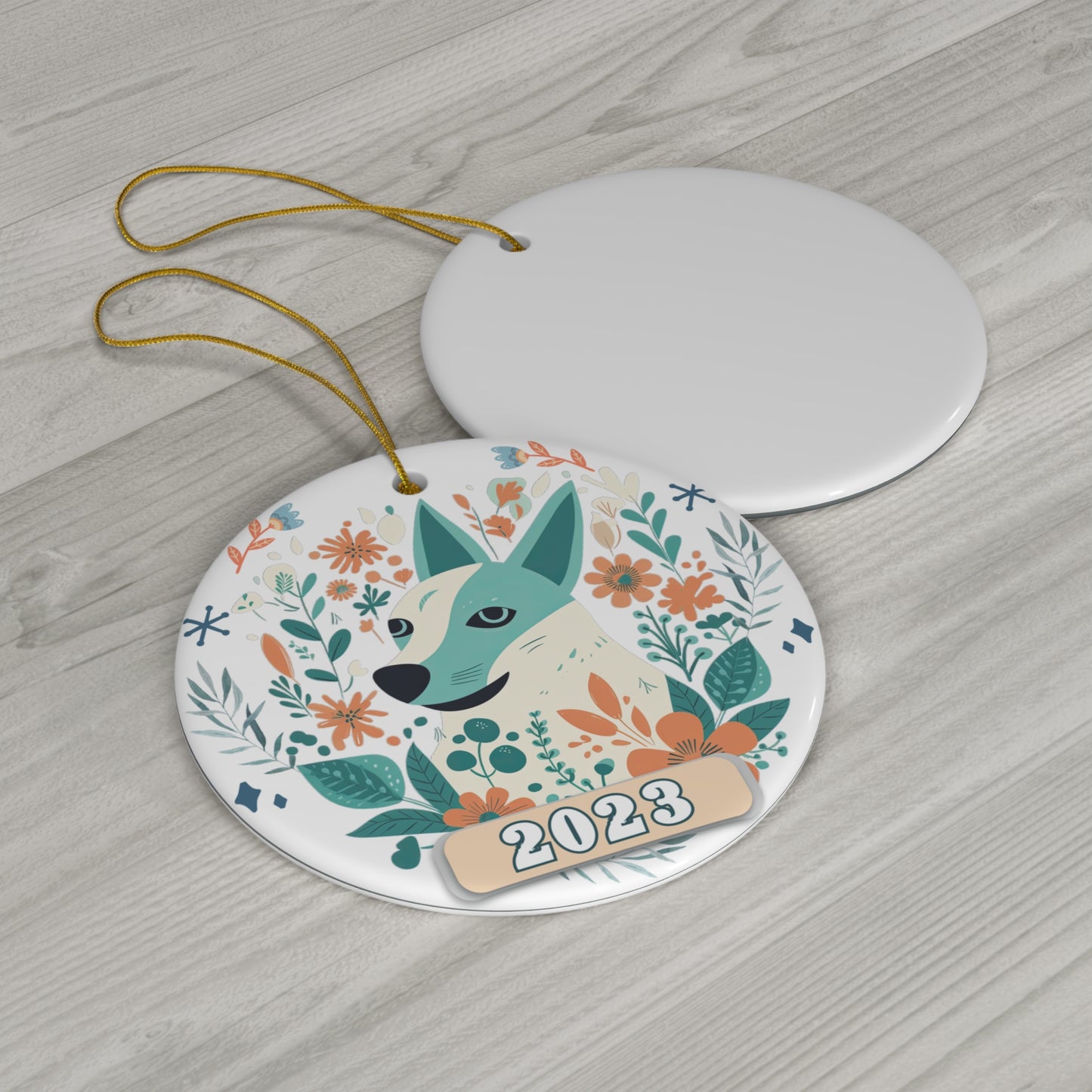 Christmas 2023 Ornament, Scandinavian, Swedish Dog Decor, Holiday Gift Idea, Heirloom Keepsake, Host Gift Exchange, Family Xmas Tree Bauble Home Decor Printify