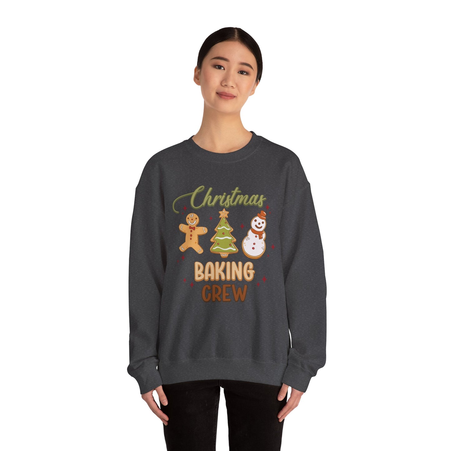 Christmas Baking Crew Sweatshirt, Christmas Baking Team Matching Sweater, Christmas Baking Women's Christmas Shirts, Christmas Cookie Crew Sweatshirt Printify