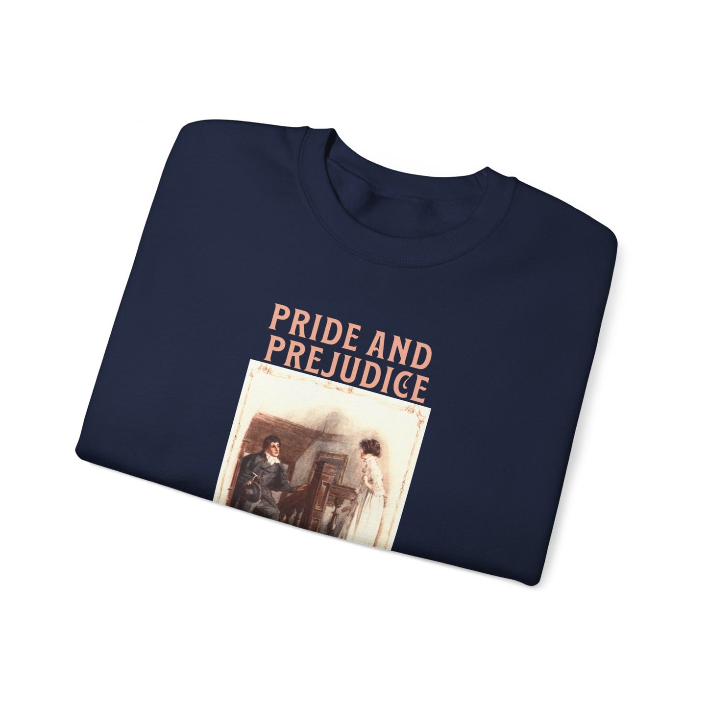 Jane Austen Sweatshirt, Pride & Prejudice Historical Romance Sweater, Bookish Literary Jane Austen Fan Art, Gift for Her, Bookclub Shirt Sweatshirt Printify