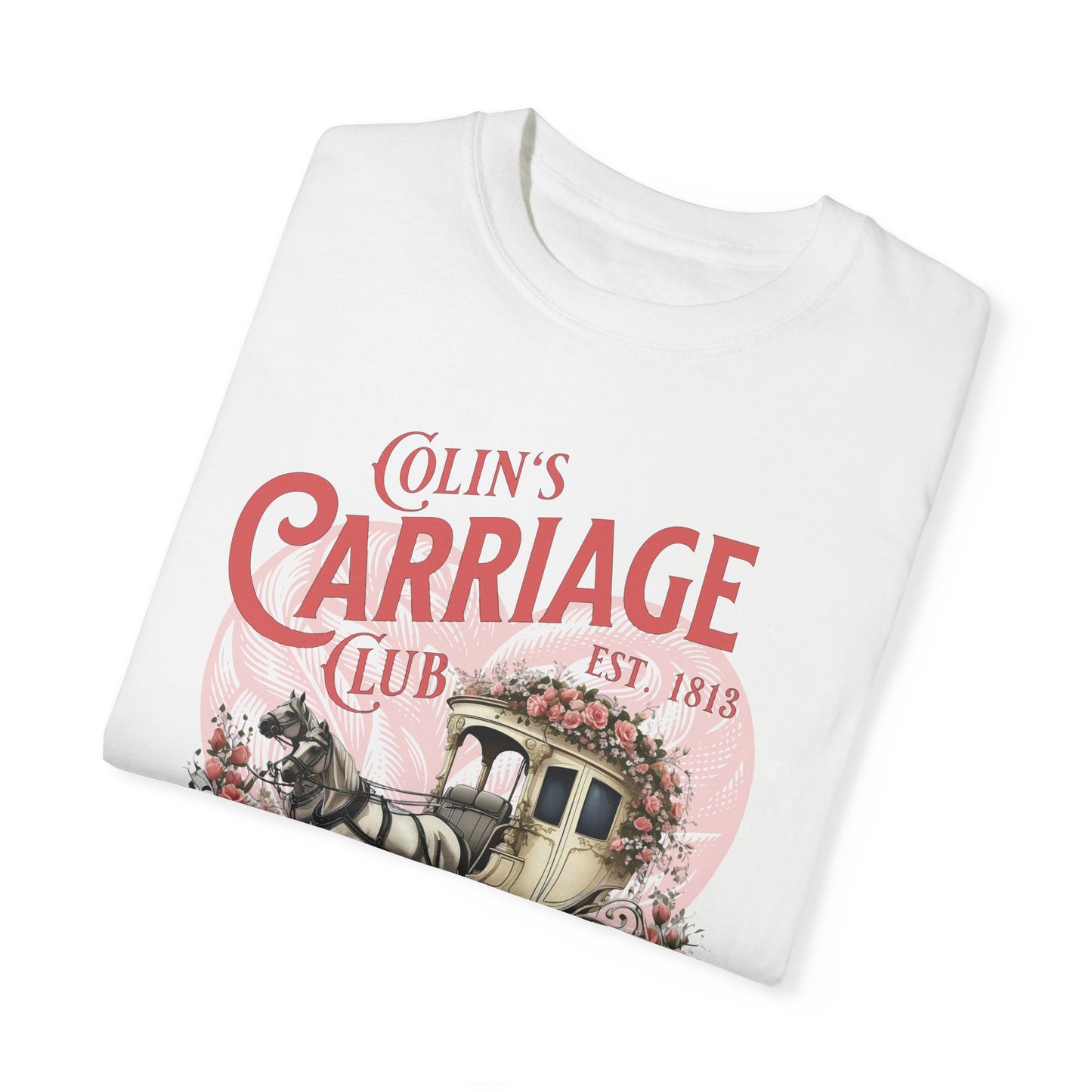 Colins Carriage Club Shirt Regency England Ton Society Gift For Bridgerton Fan Historical Drama Penelope Romance Reader Gift Bookclub Gift T-Shirt Printify