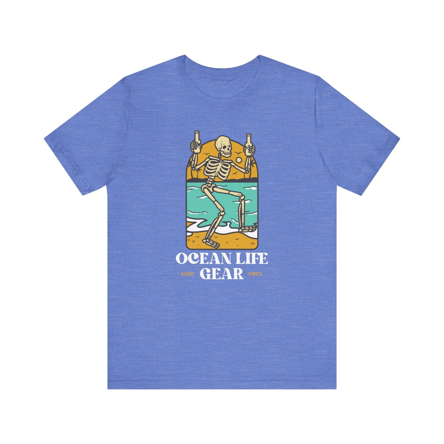 Scuba Diving Gift, Snorkel Tee, Scuba Diving Shirt, Scuba Diver Gift, Ocean Lover TShirt, Gifts For Snorkeler Scuba Divers, Ocean Life Gear T-Shirt Printify Heather Columbia Blue XS