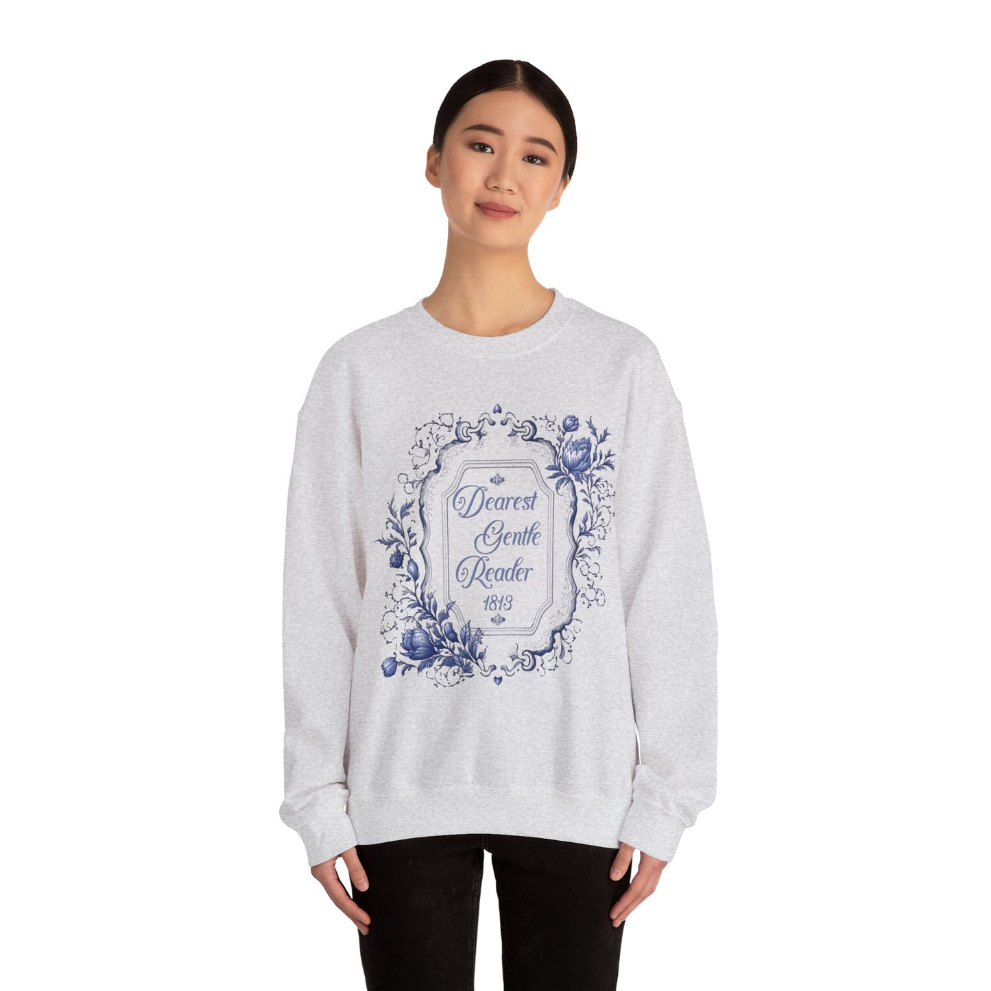 Dearest Gentle Reader Sweatshirt Regency England Ton Society Papers Gift For Historical Romance Fan Drama Romance Reader Gift Bookclub Gift Sweatshirt Printify