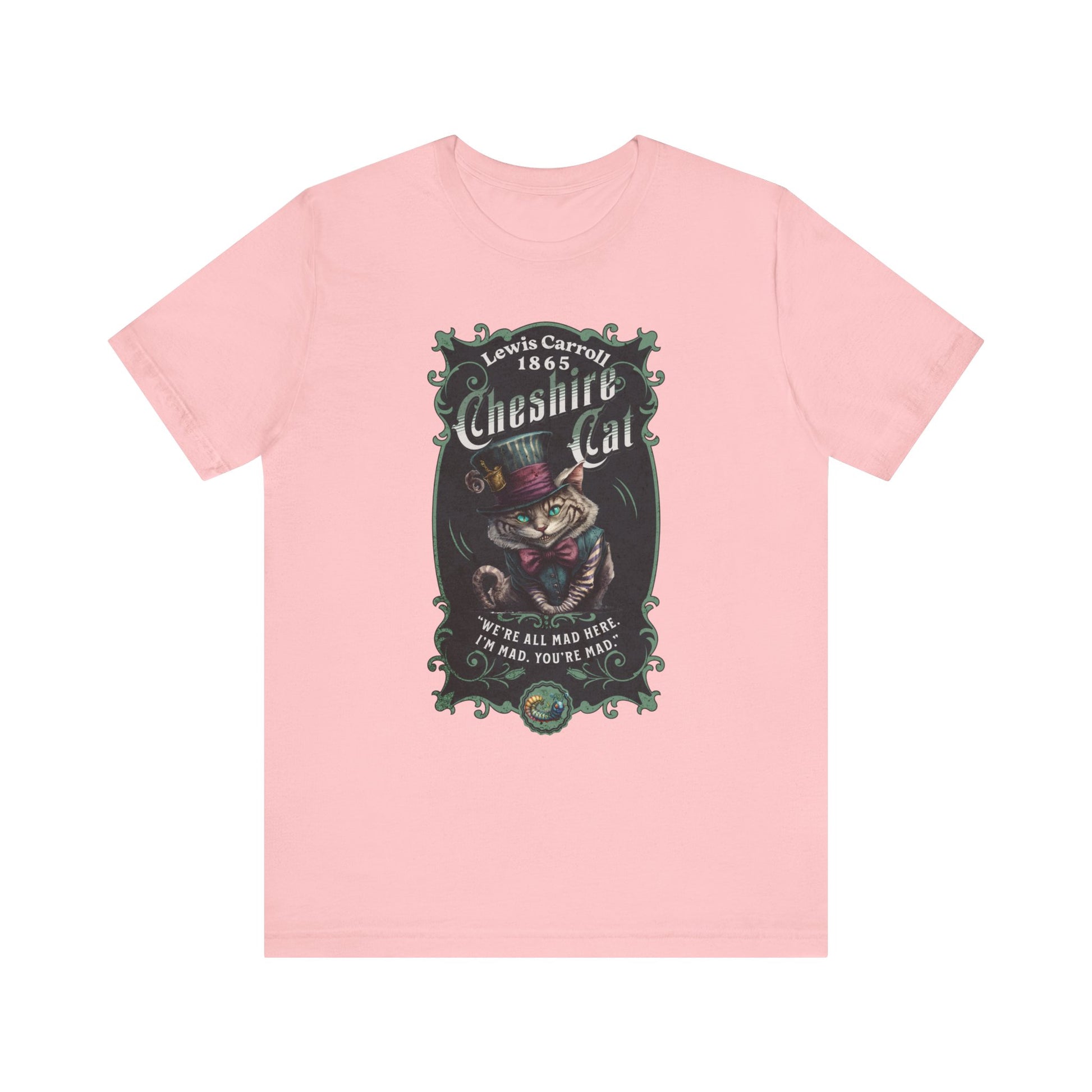 3001 Unisex Jersey Short Sleeve Tee Alice in Wonderland T-Shirt Printify Pink S